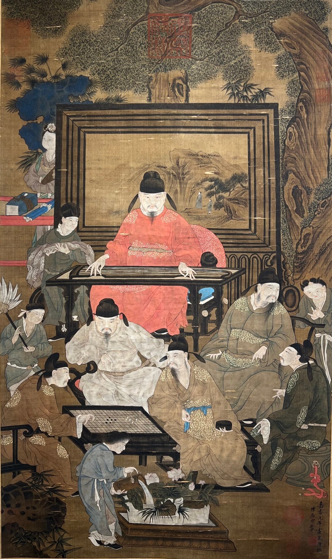 Chinese scroll painting Chen Zhongzhong