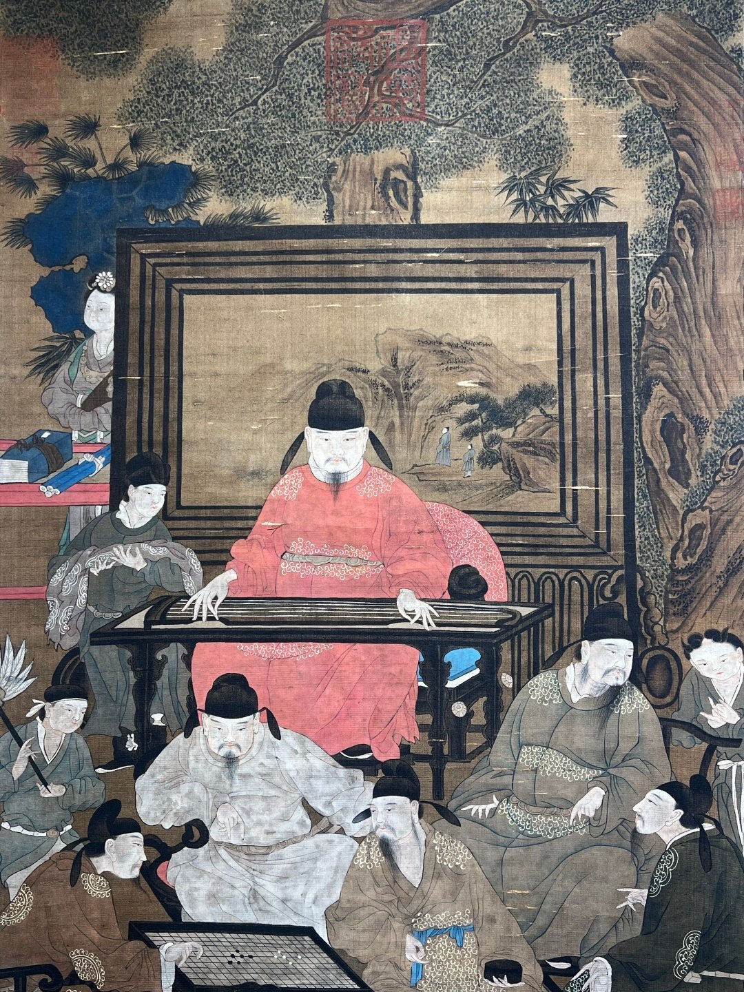 Chinese scroll painting Chen Zhongzhong