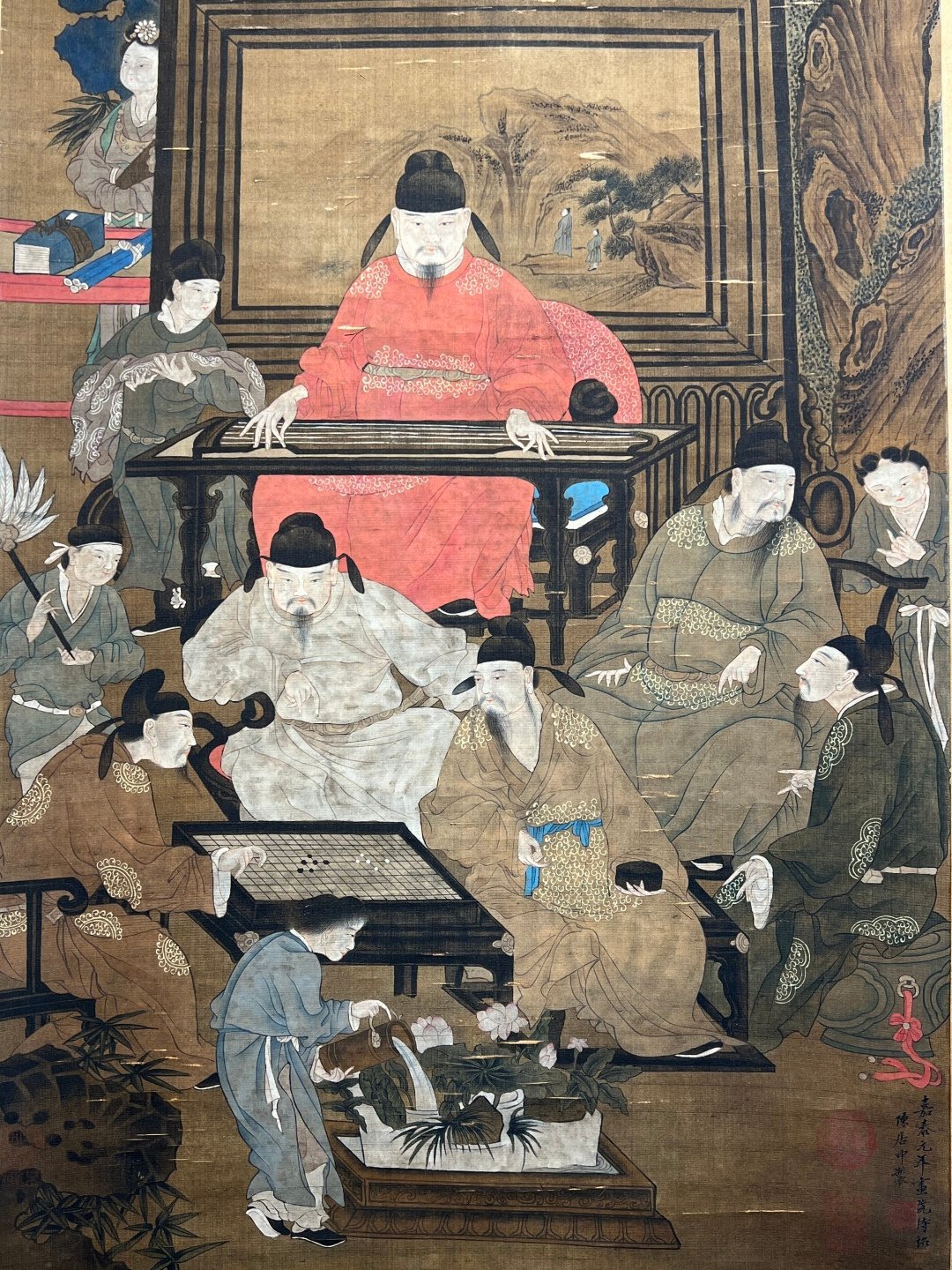 Chinese scroll painting Chen Zhongzhong
