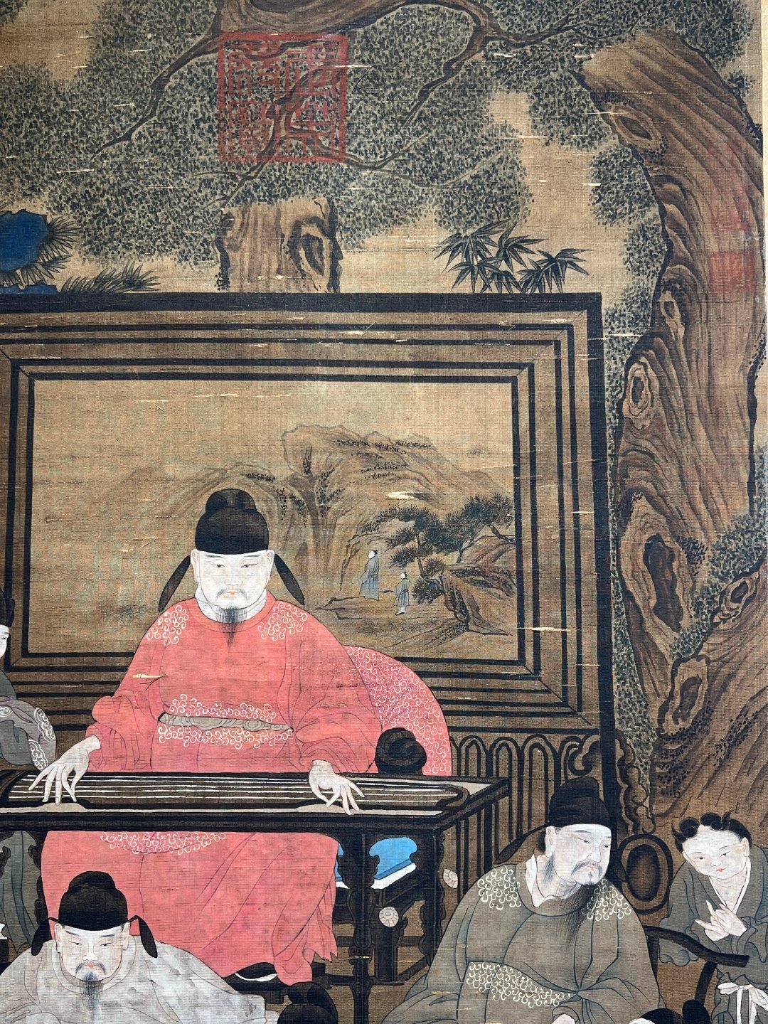 Chinese scroll painting Chen Zhongzhong
