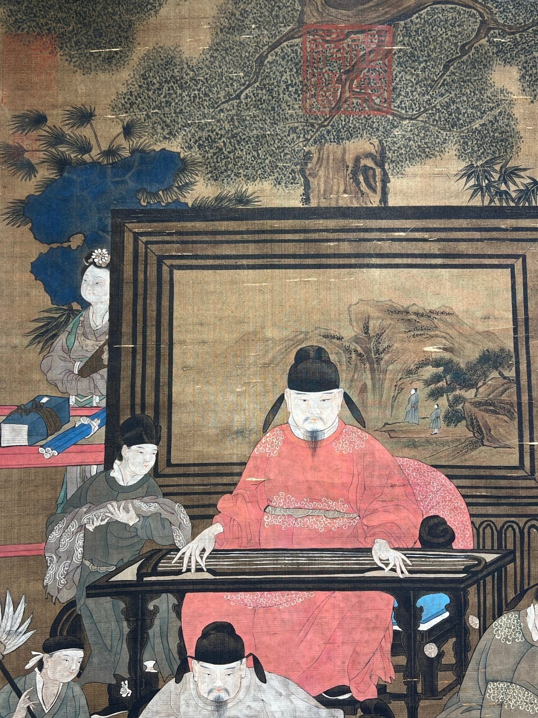 Chinese scroll painting Chen Zhongzhong