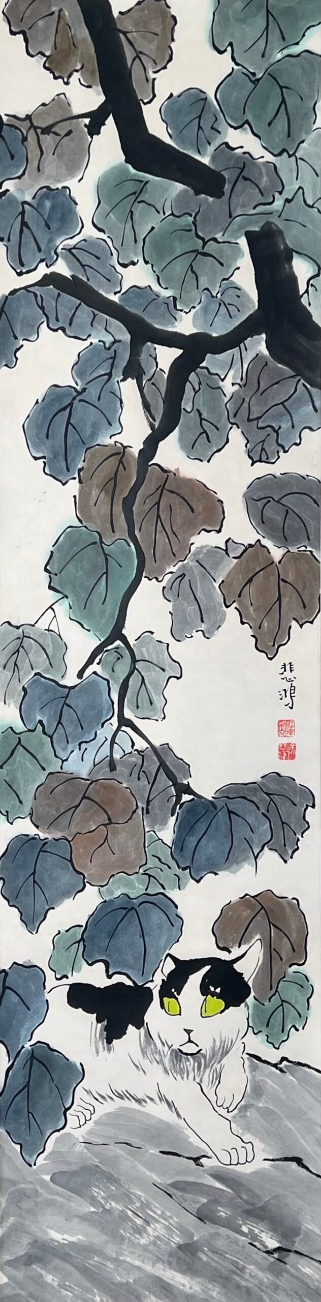 Chinese scroll painting Xu Beihong