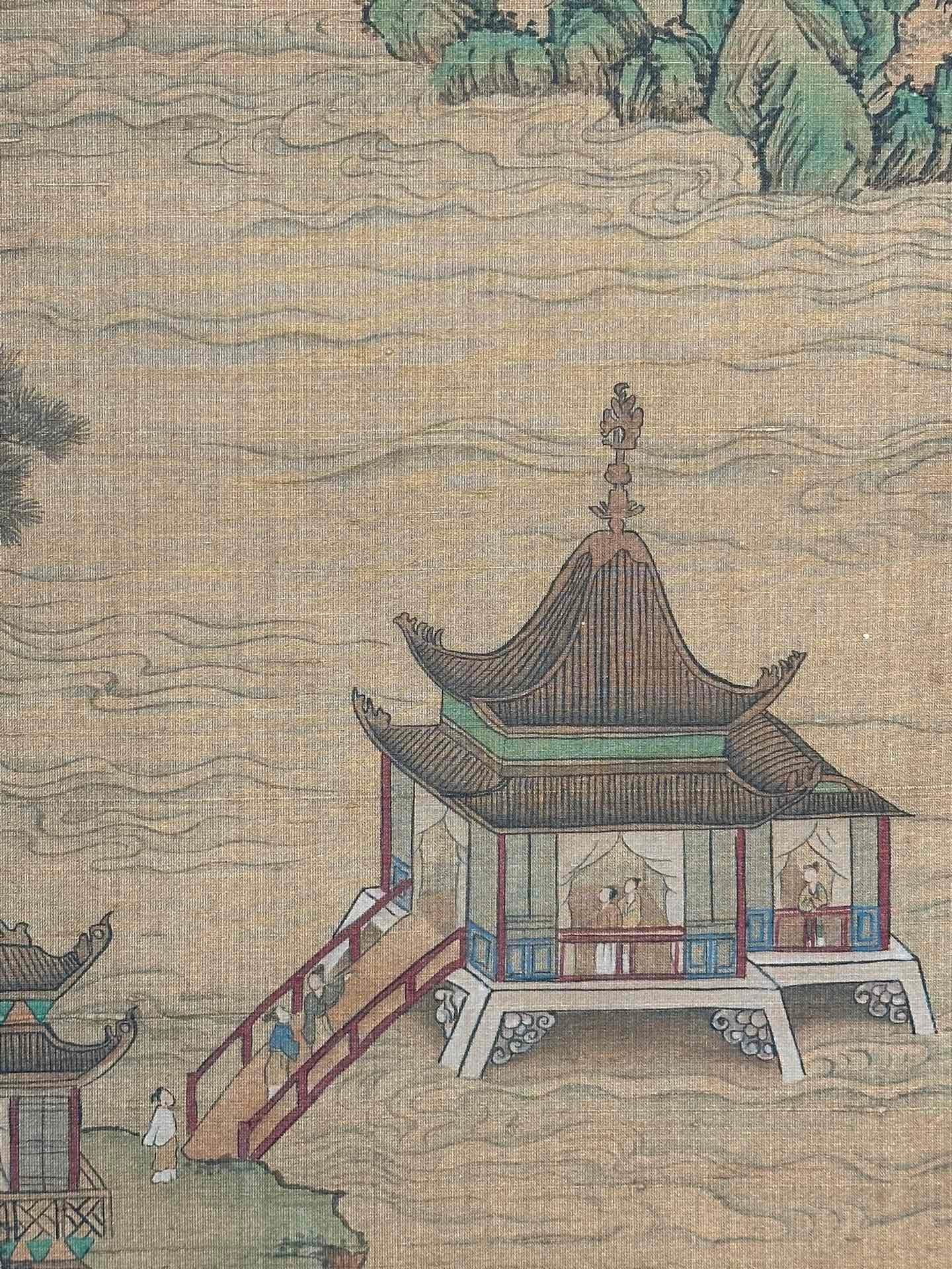 Chinese scroll painting Zhao Boju