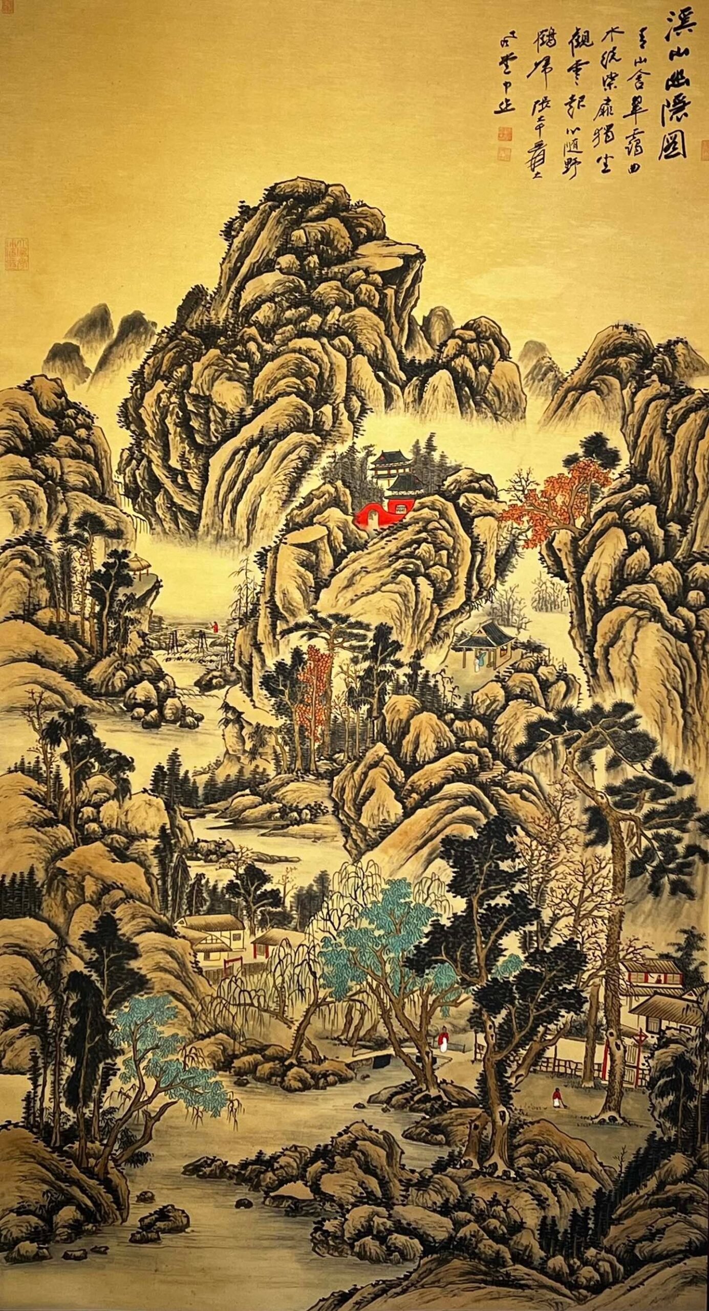Chinese scroll painting Zhang Daqian