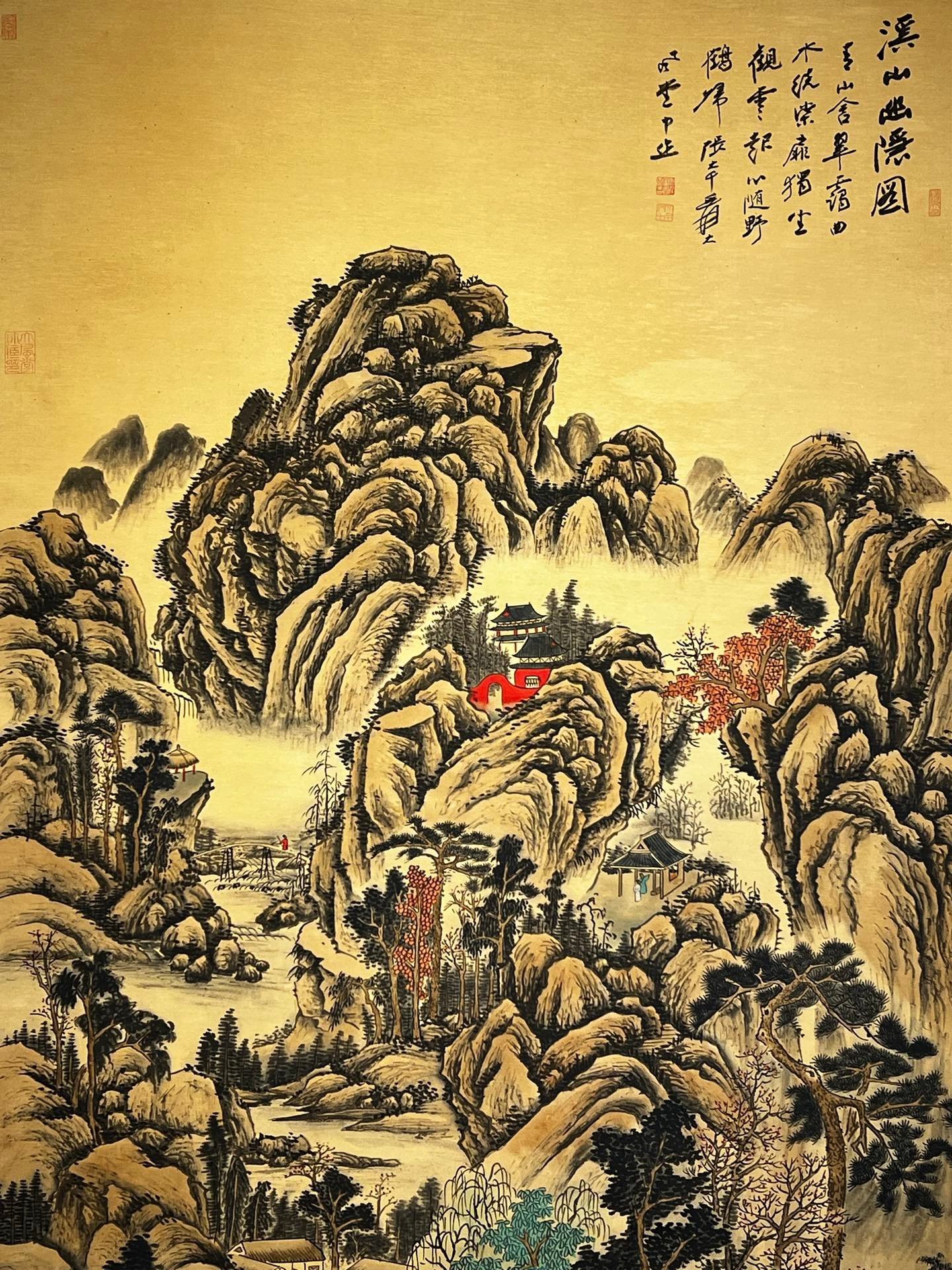 Chinese scroll painting Zhang Daqian