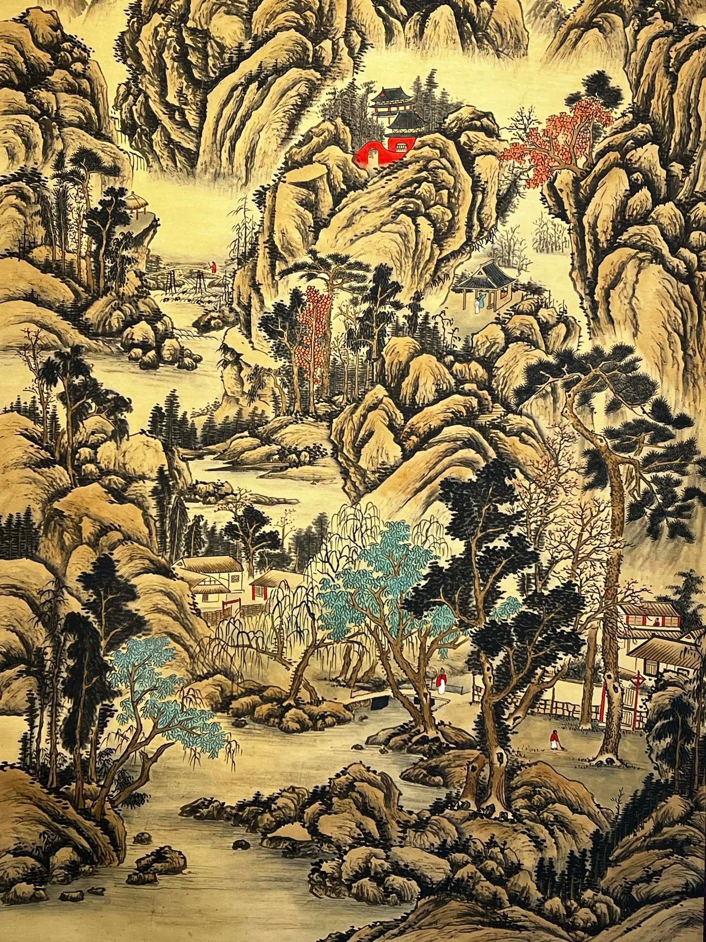 Chinese scroll painting Zhang Daqian