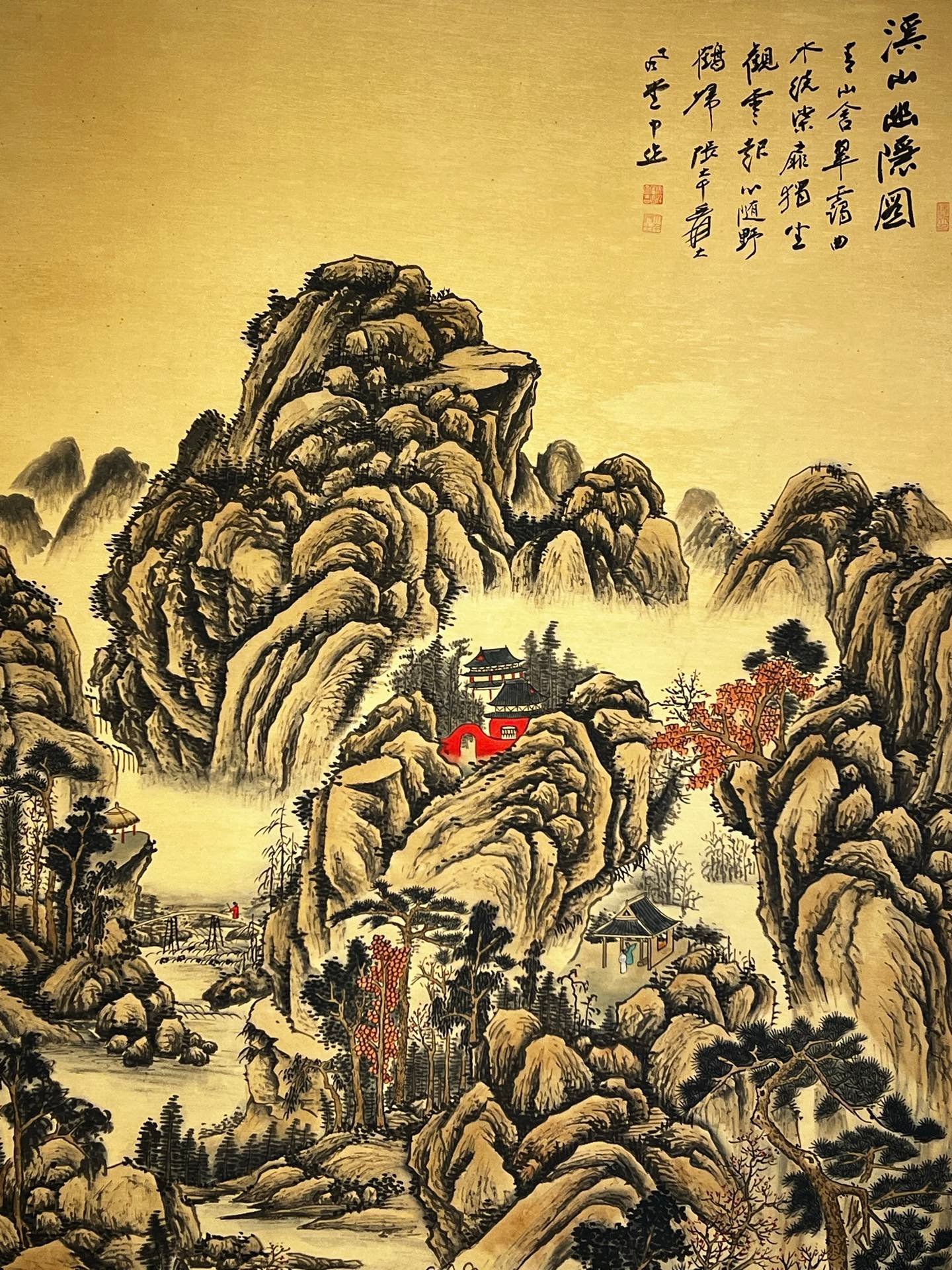 Chinese scroll painting Zhang Daqian
