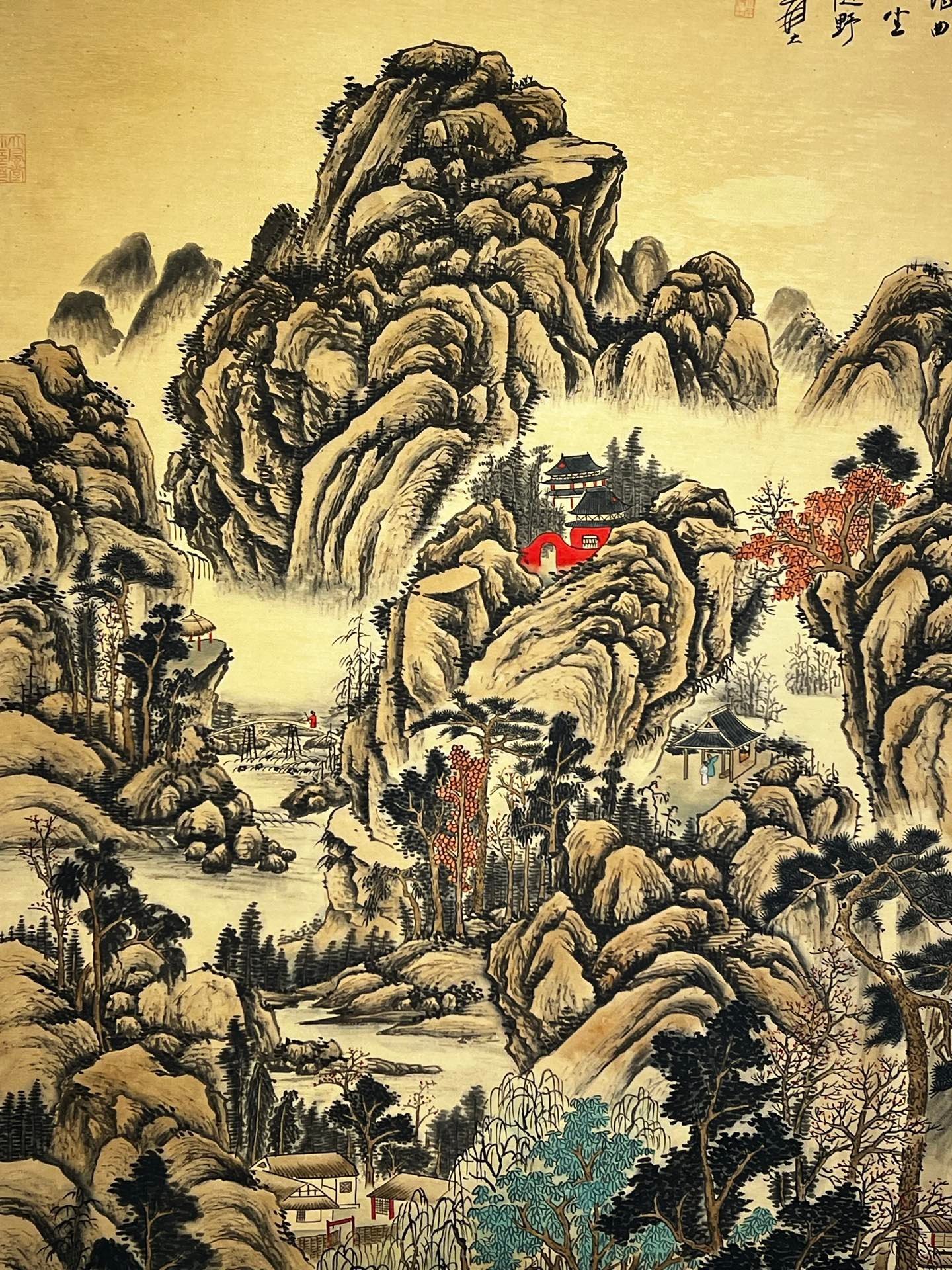 Chinese scroll painting Zhang Daqian