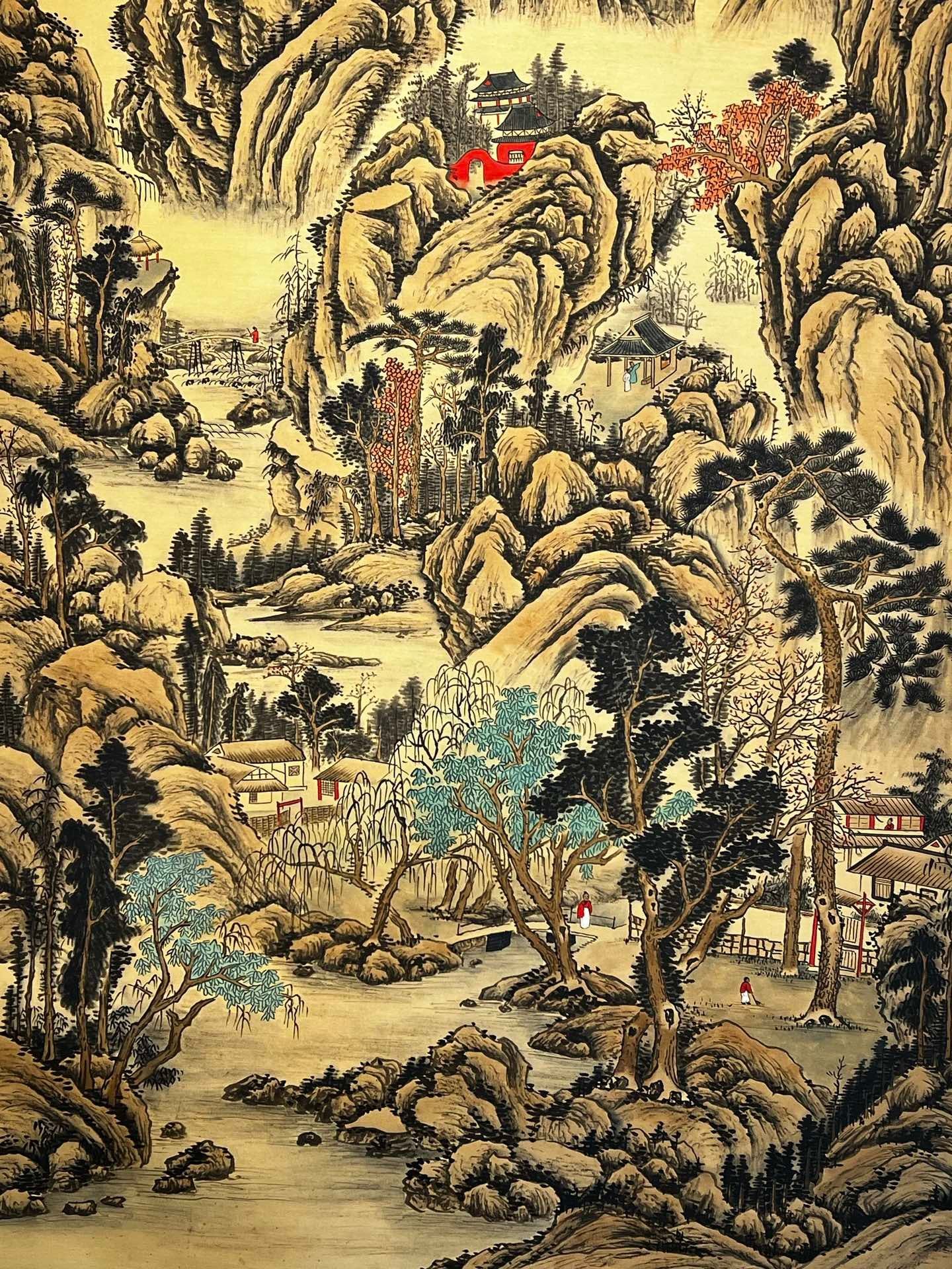 Chinese scroll painting Zhang Daqian