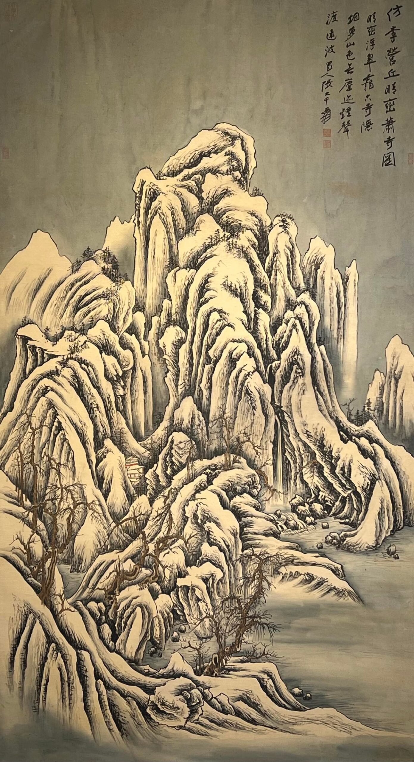 Chinese scroll painting Zhang Daqian