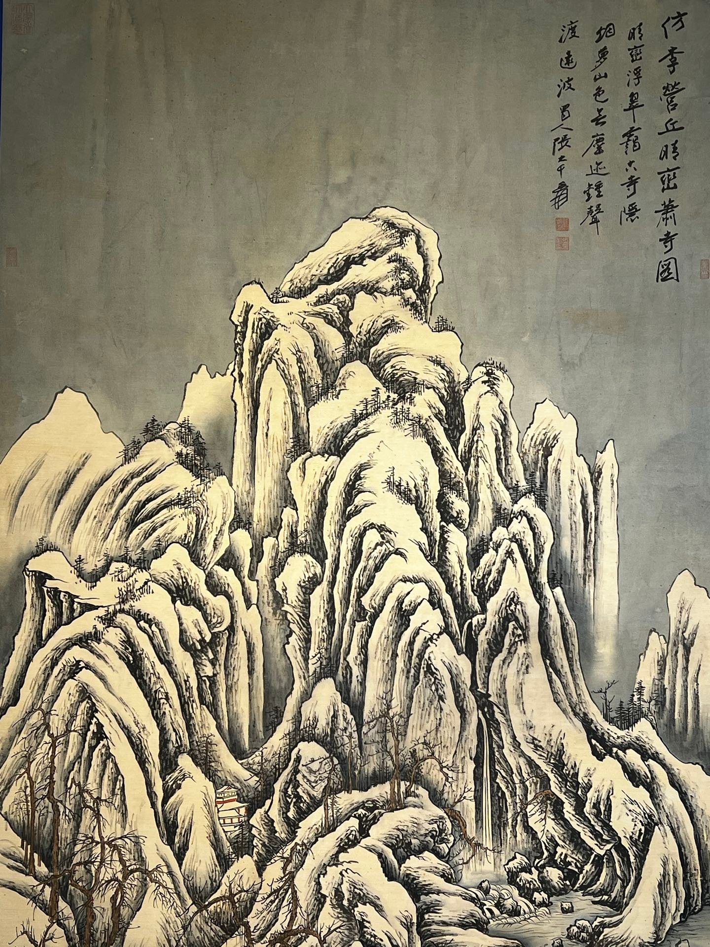Chinese scroll painting Zhang Daqian