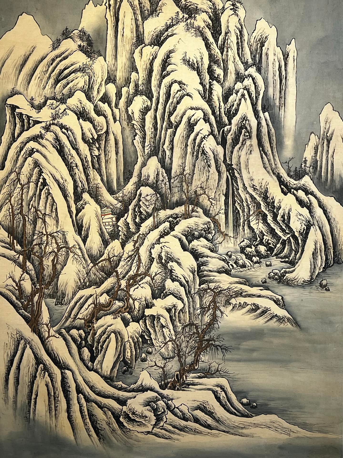 Chinese scroll painting Zhang Daqian