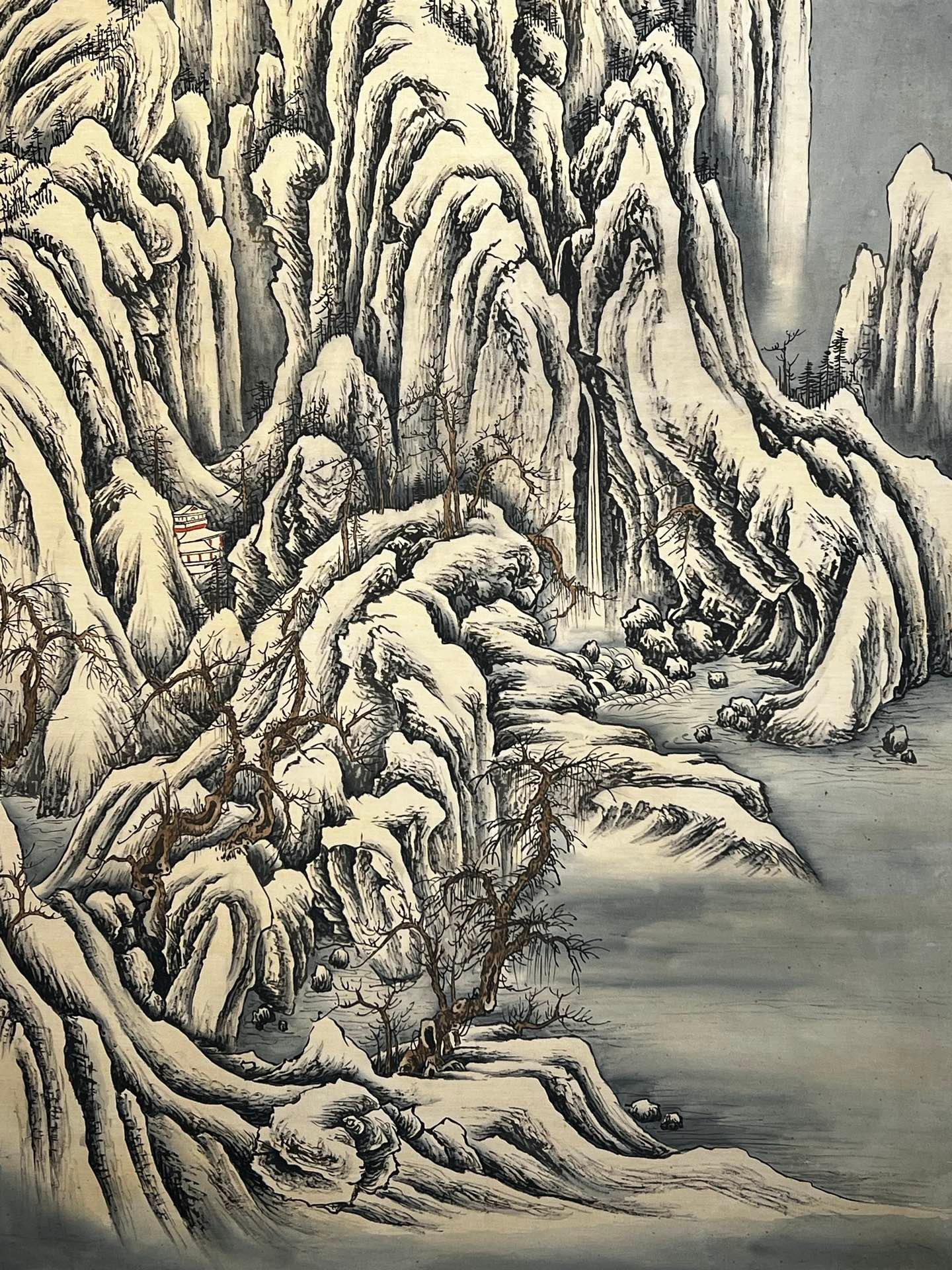 Chinese scroll painting Zhang Daqian