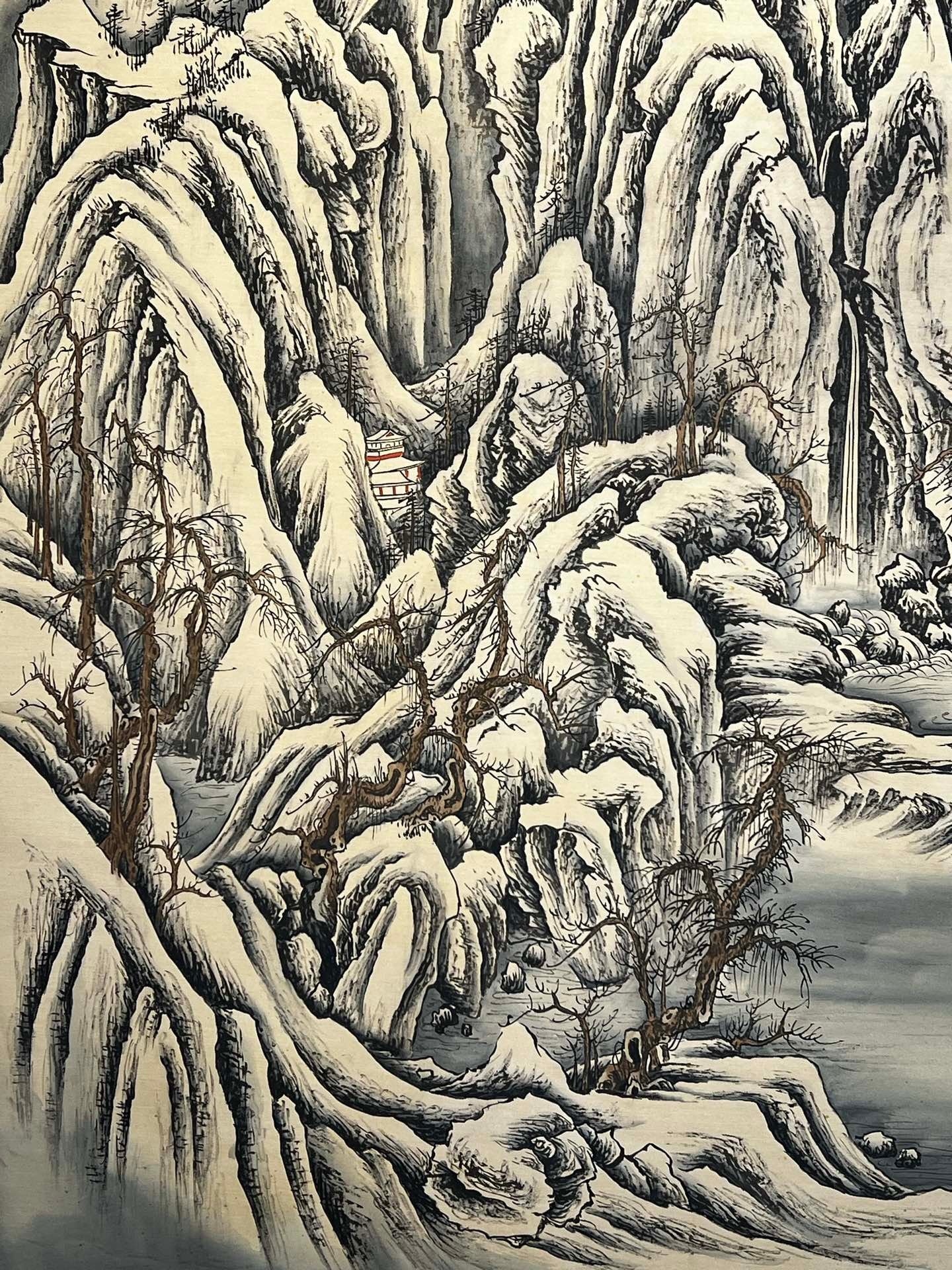 Chinese scroll painting Zhang Daqian