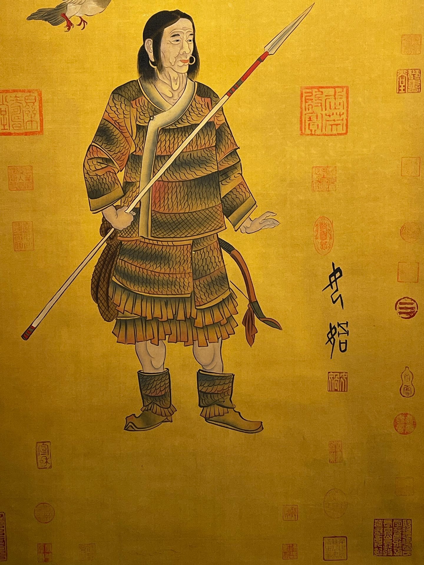 Chinese scroll painting N ü wa