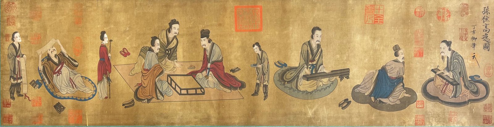 Chinese scroll painting Sun Yat sen