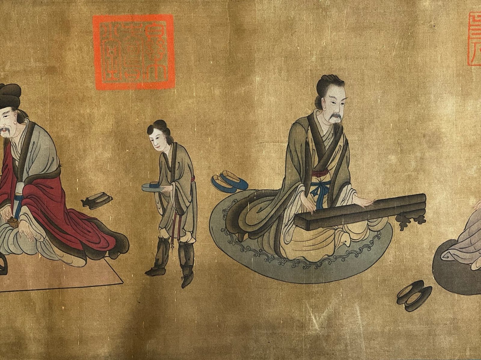 Chinese scroll painting Sun Yat sen