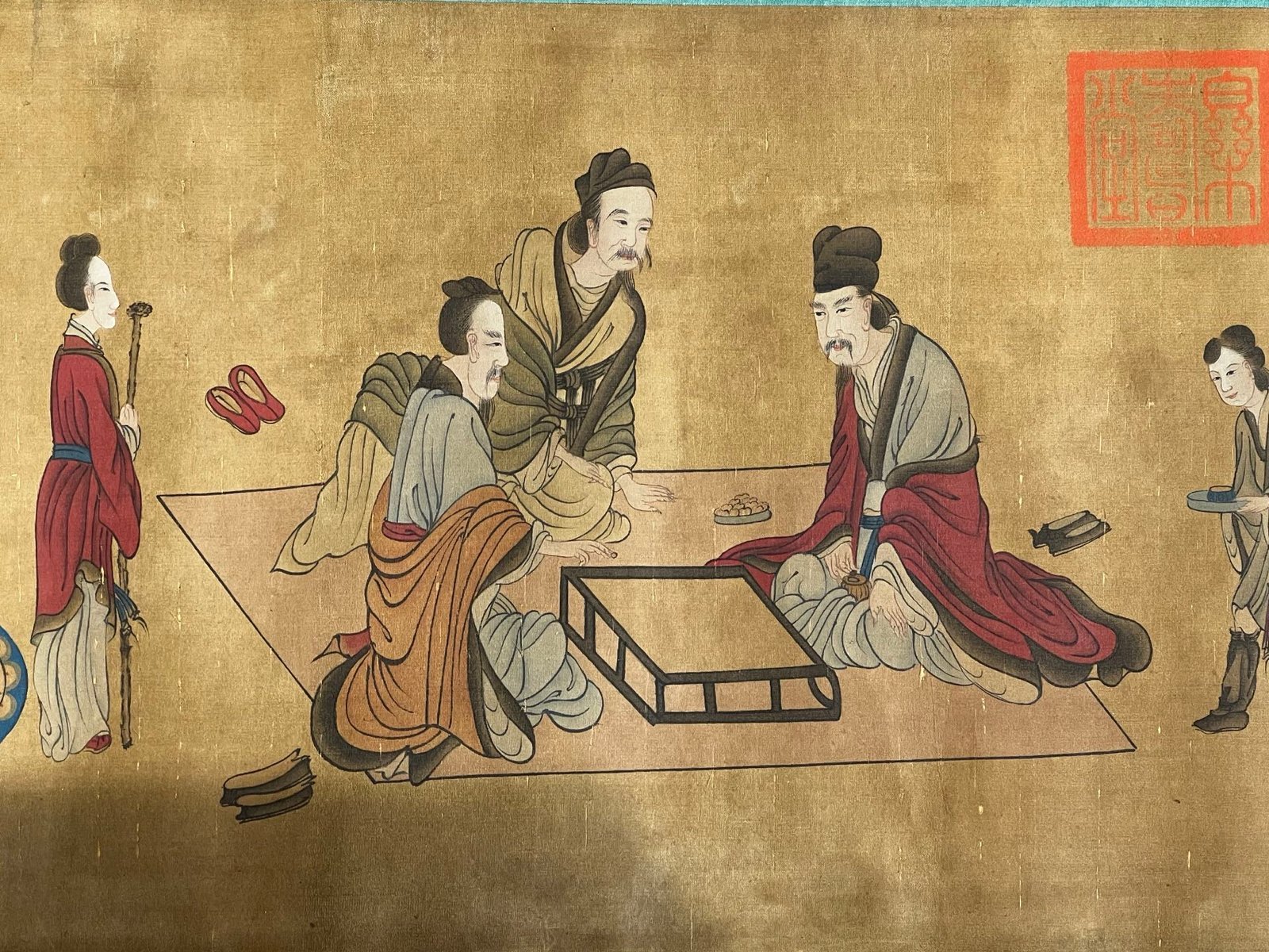 Chinese scroll painting Sun Yat sen