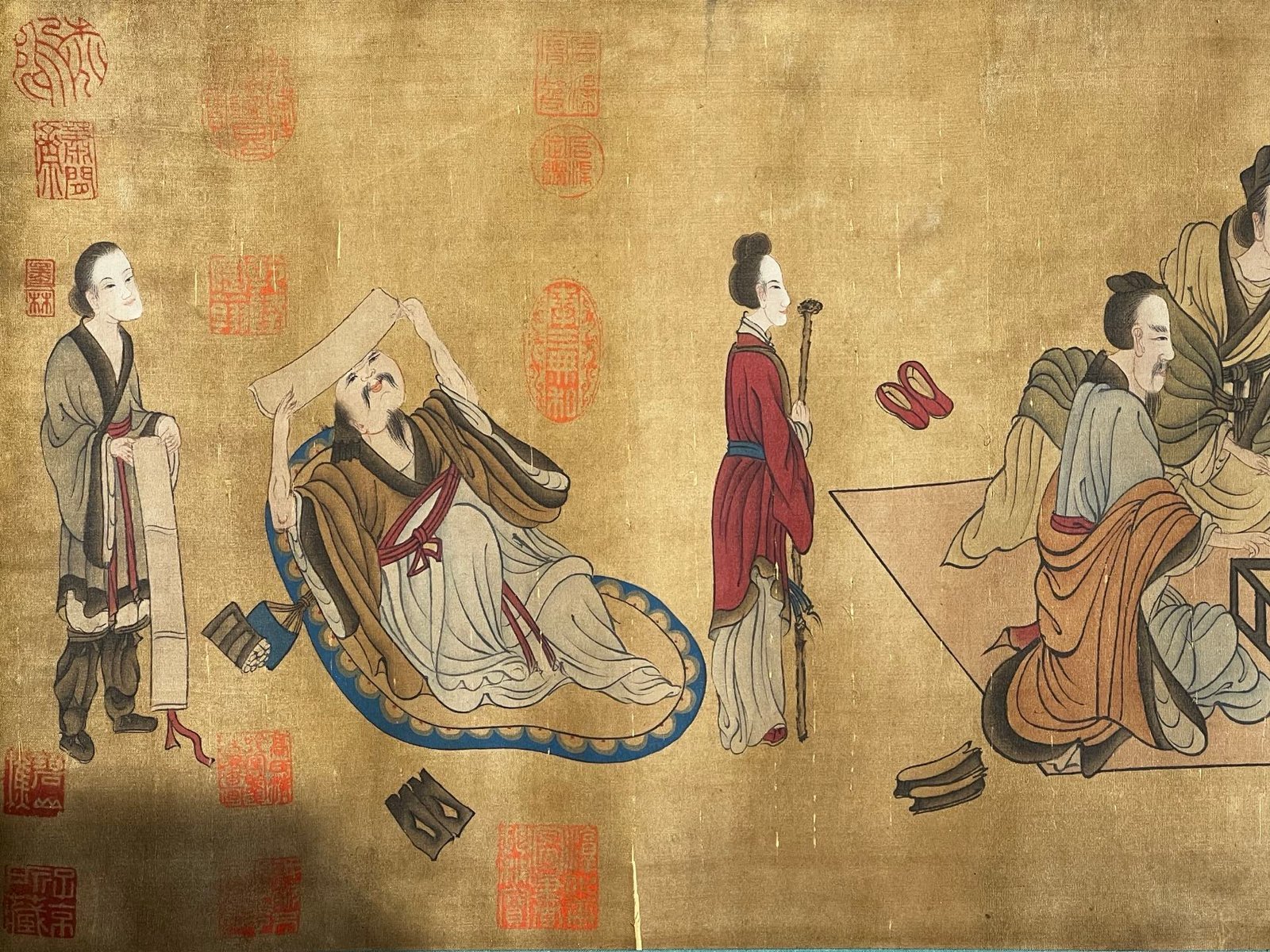 Chinese scroll painting Sun Yat sen