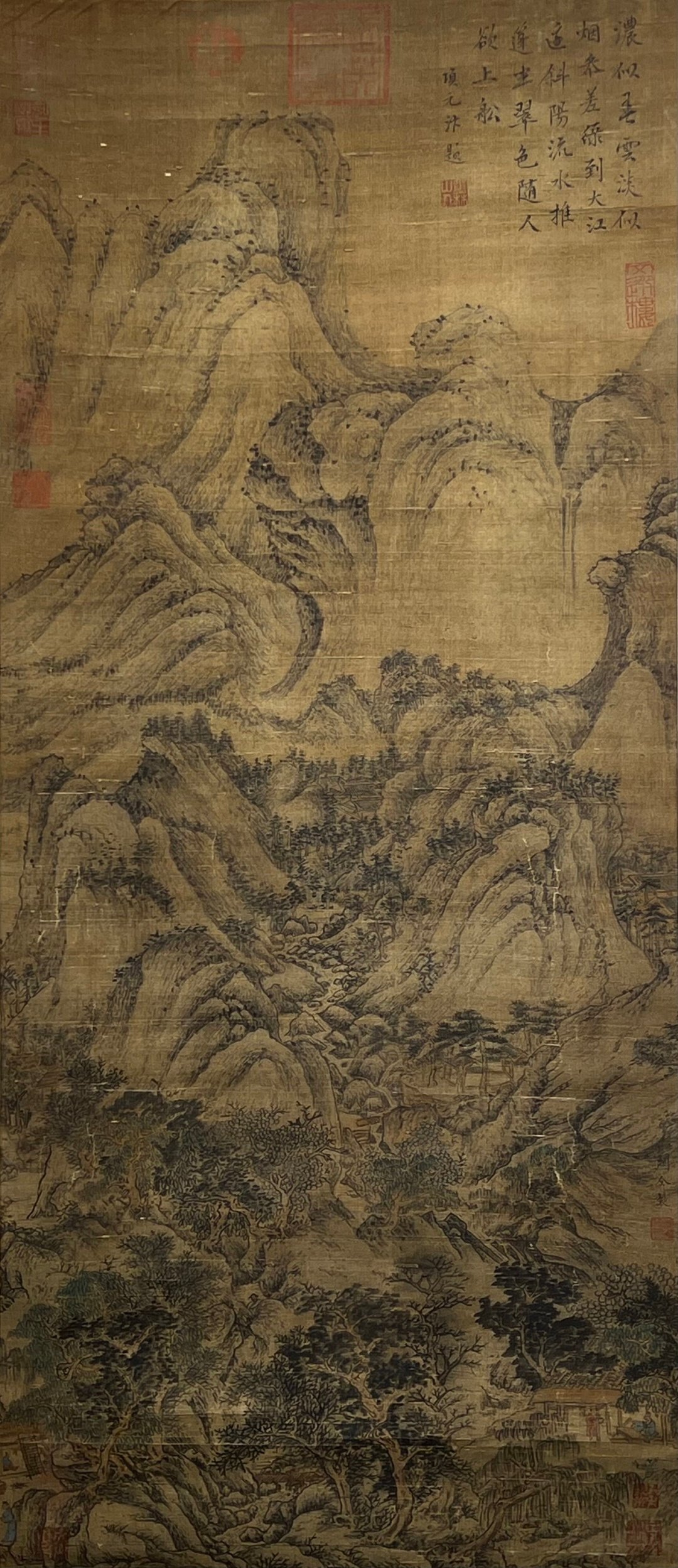 Chinese scroll painting Guan Tong