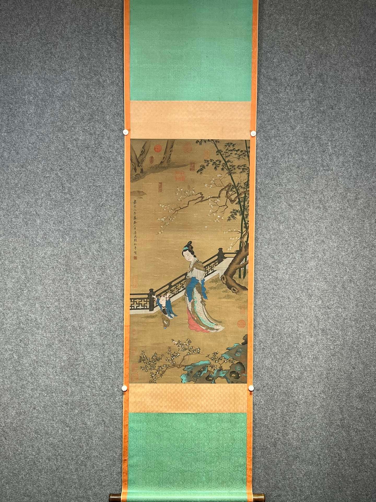 Chinese scroll painting Liu Songnian