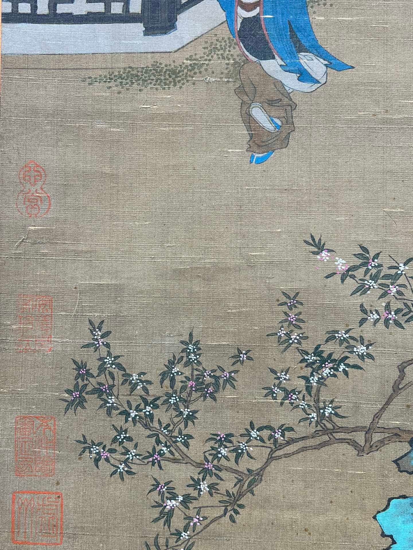 Chinese scroll painting Liu Songnian