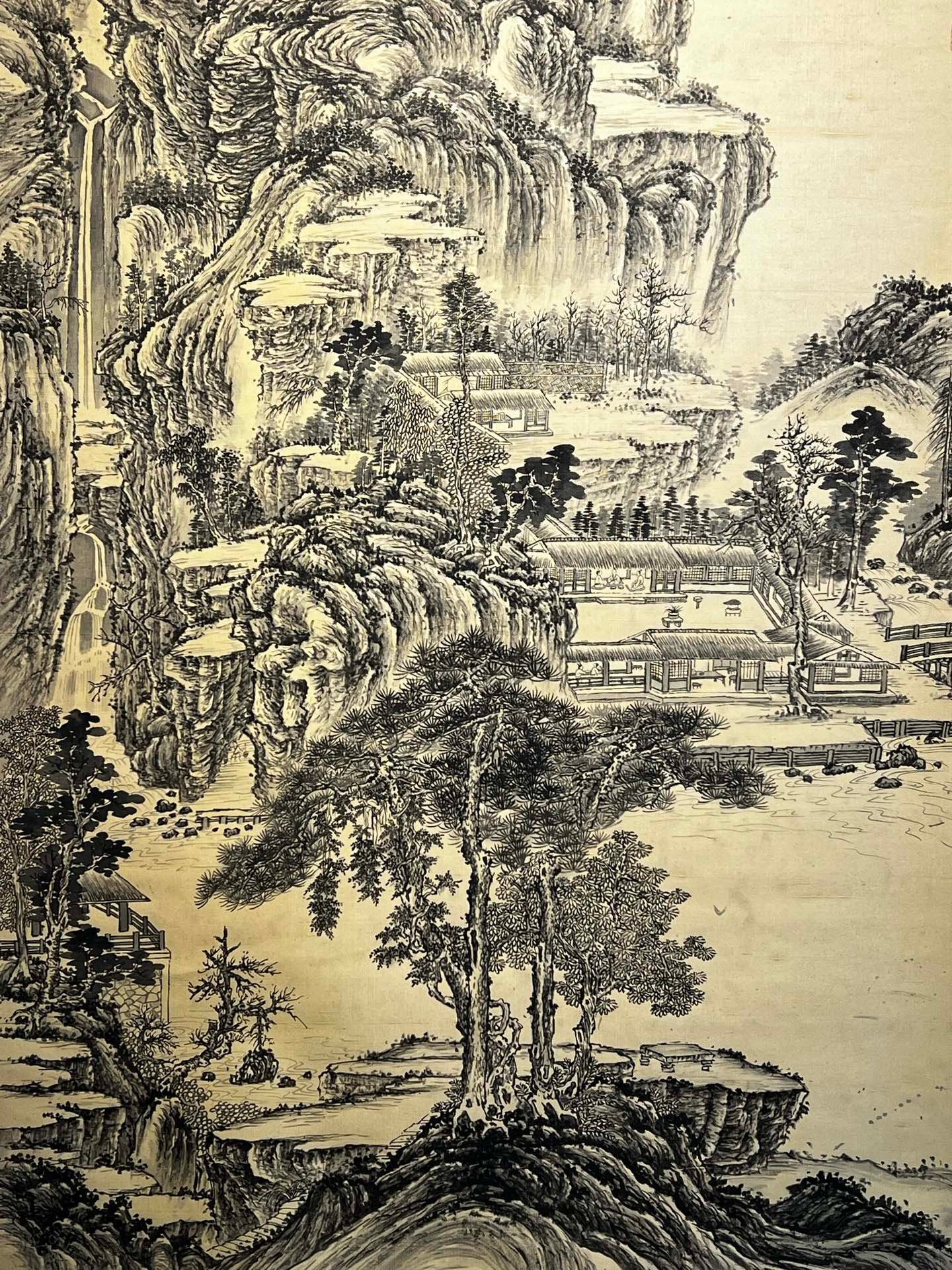 Chinese scroll painting Zhang Daqian