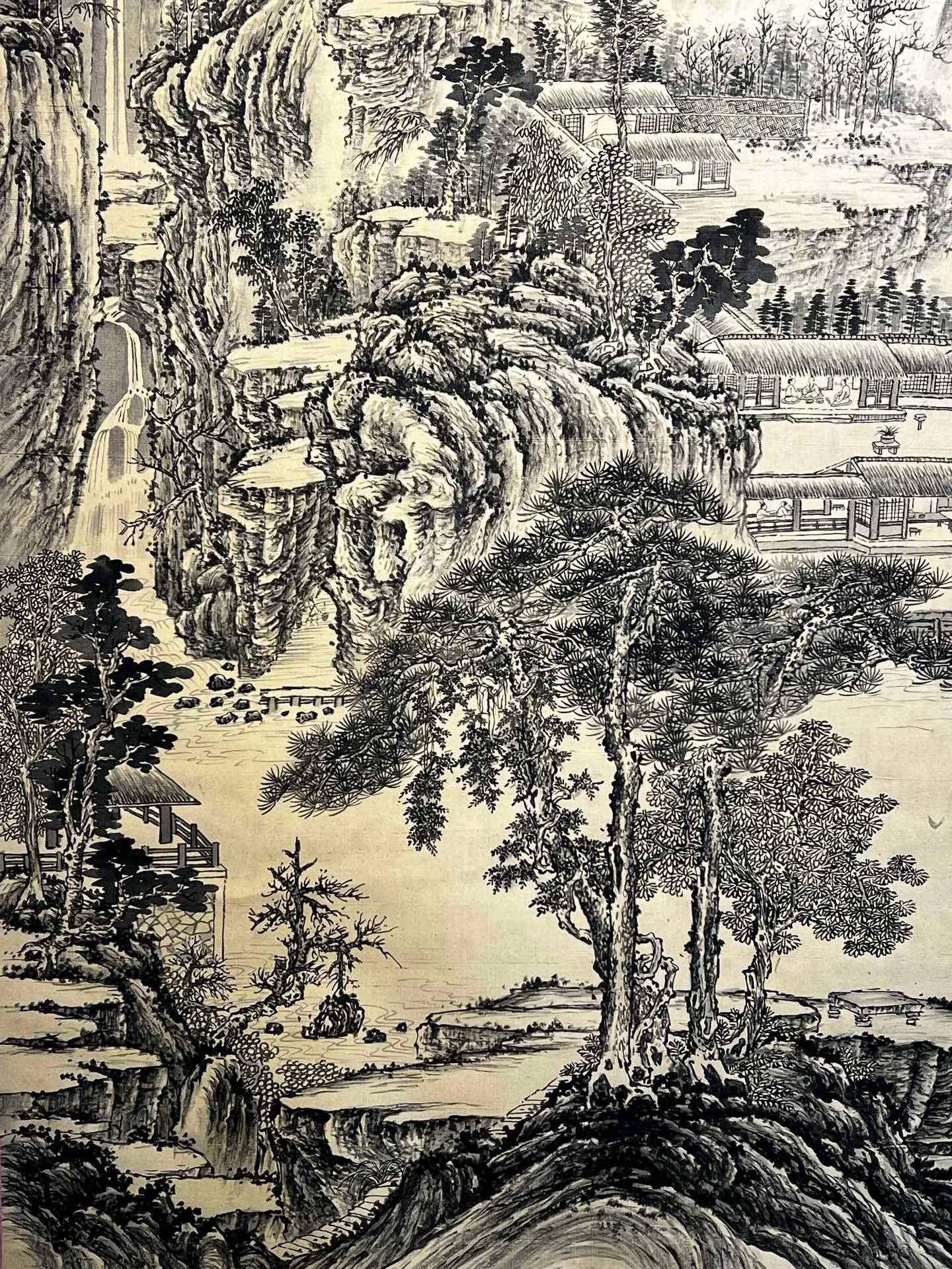 Chinese scroll painting Zhang Daqian