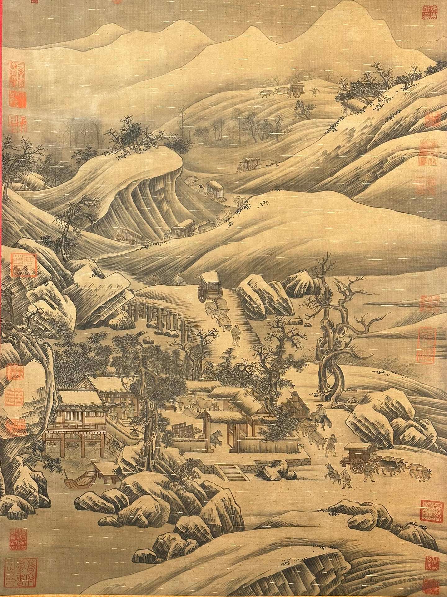 Chinese scroll painting Li Tang