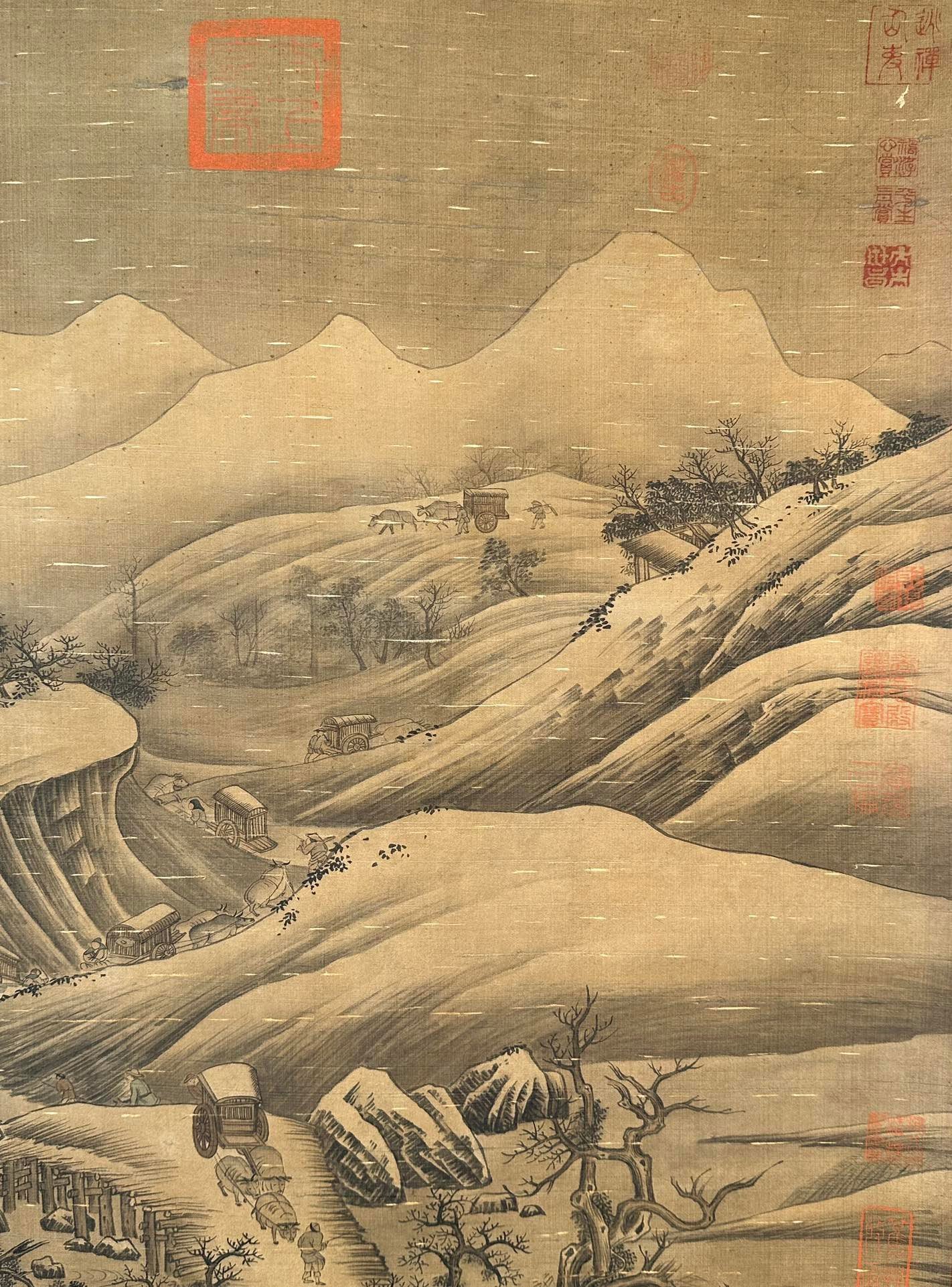 Chinese scroll painting Li Tang