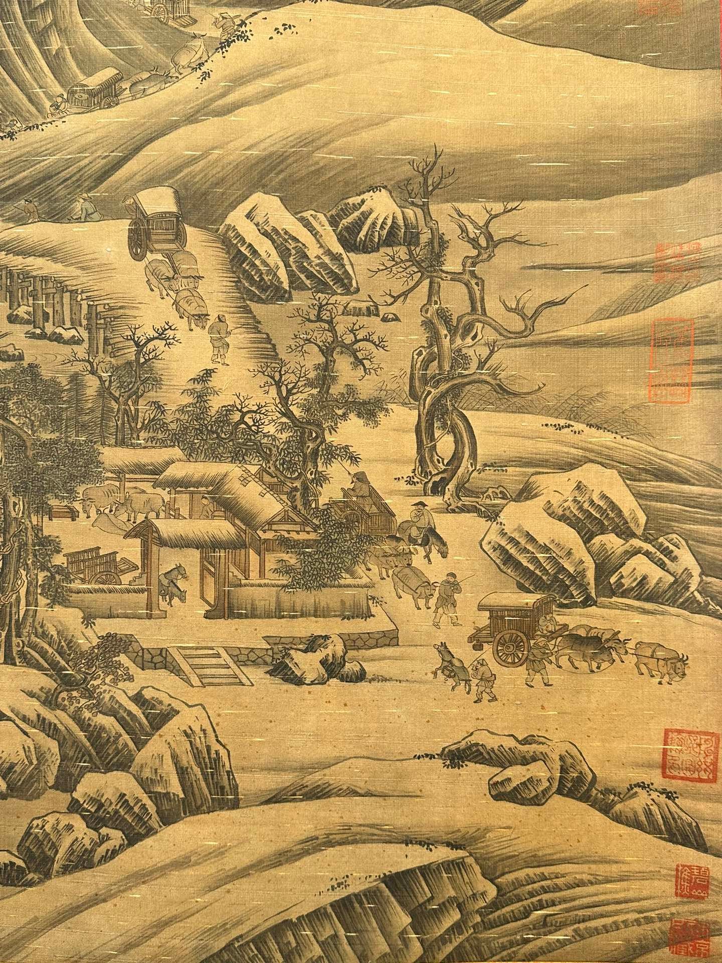 Chinese scroll painting Li Tang