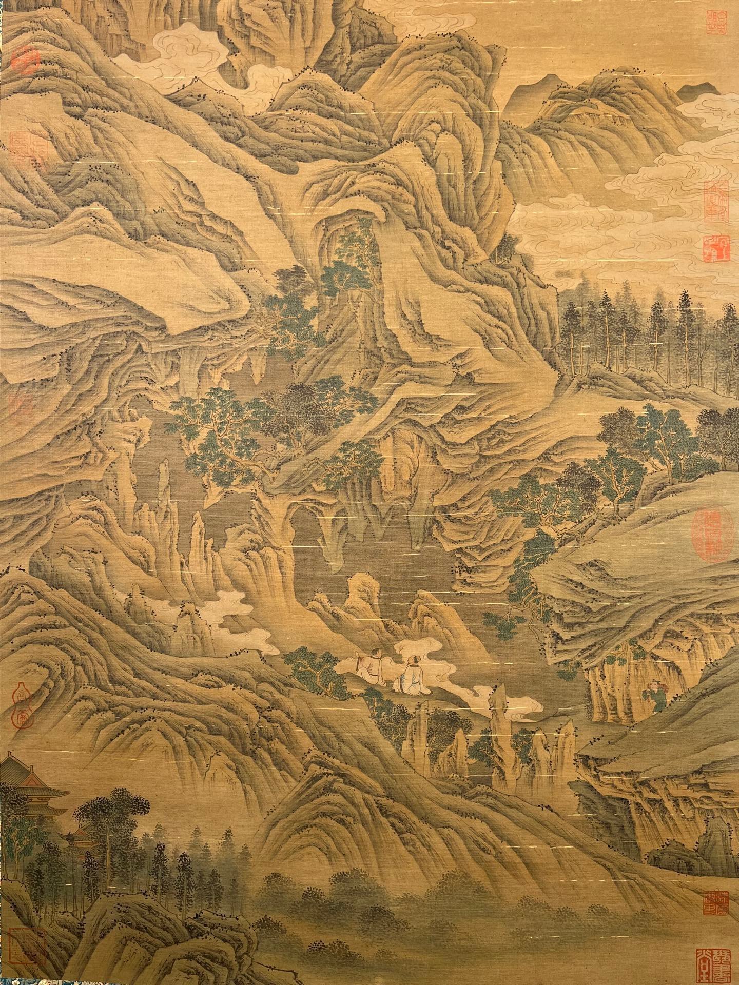 Chinese scroll painting Lu Zhi