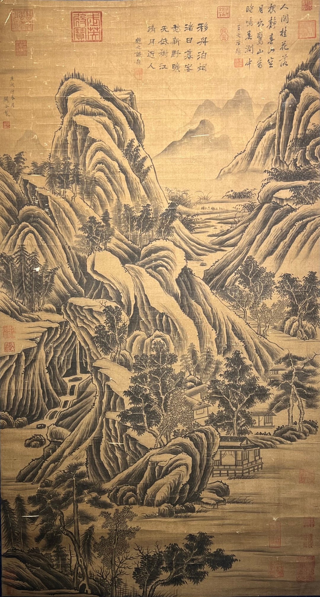 Chinese scroll painting Guan Tong
