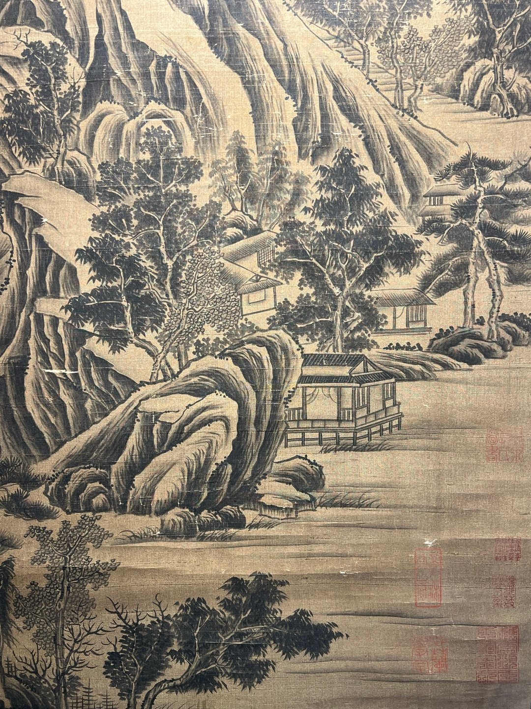 Chinese scroll painting Guan Tong