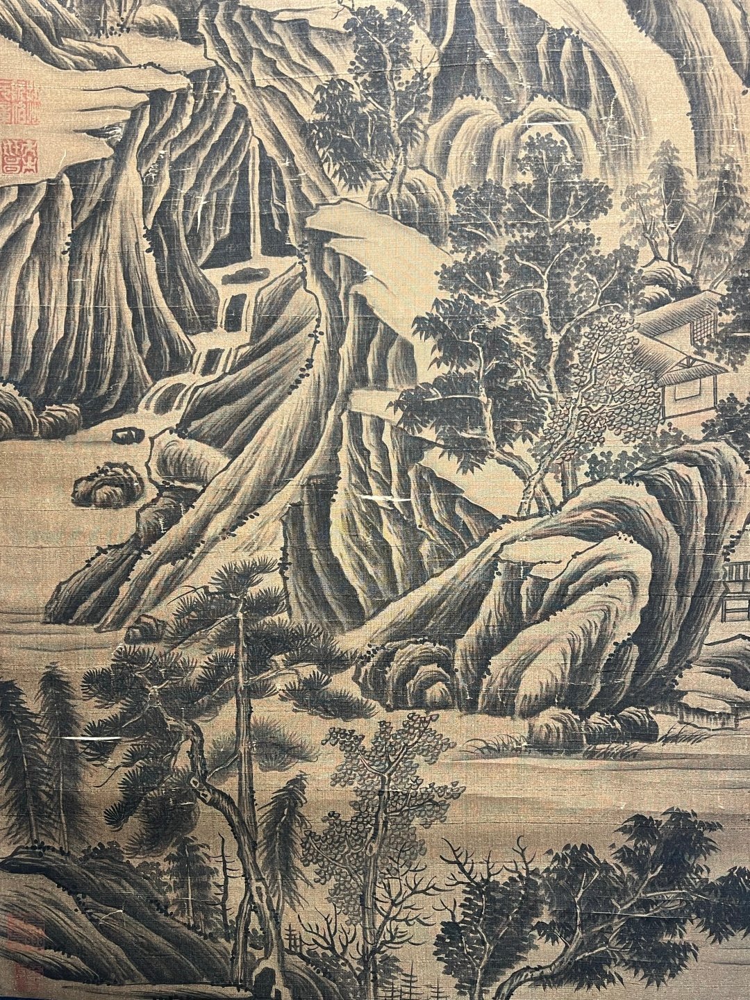 Chinese scroll painting Guan Tong