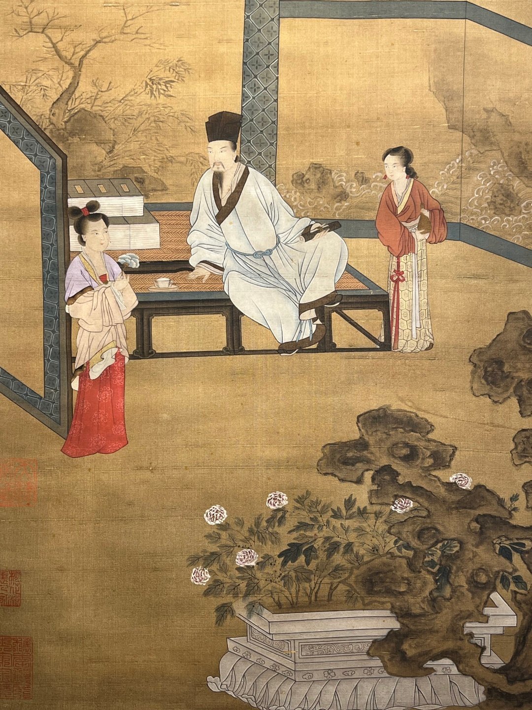 Chinese scroll painting Tang Yin