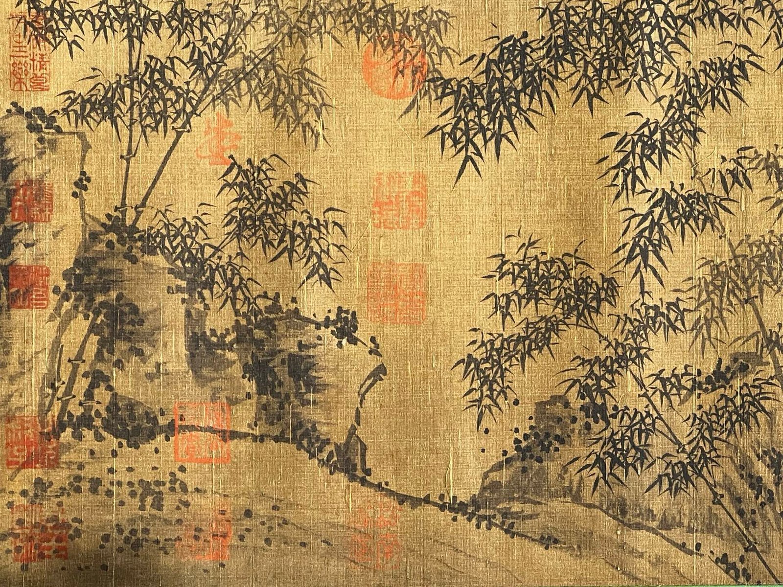 Chinese scroll painting Su Shi