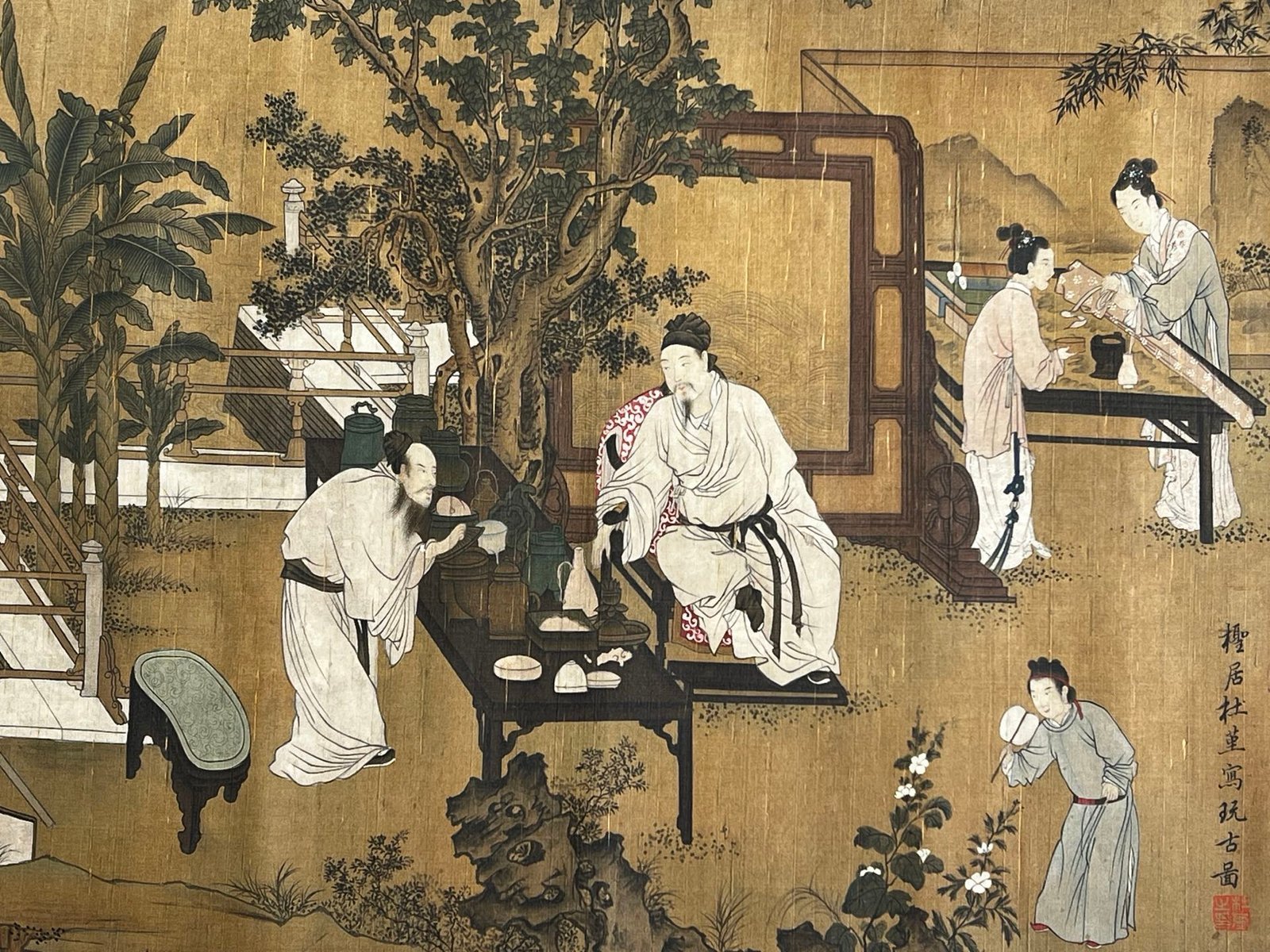 Chinese scroll painting Du Jin