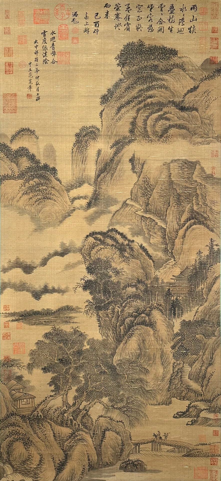 Chinese scroll painting Fan Kuan