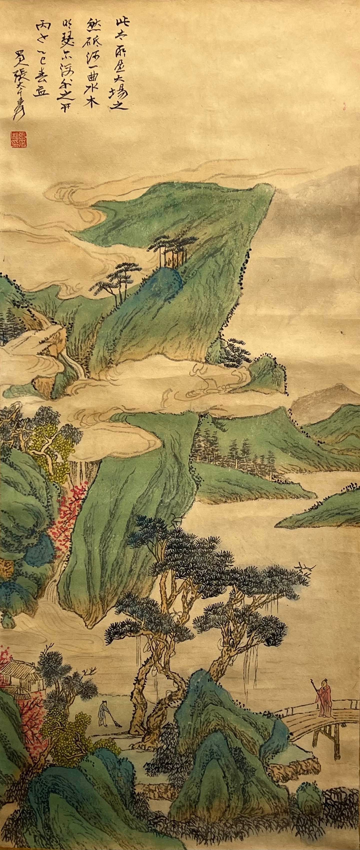 Chinese scroll painting Zhang Daqian