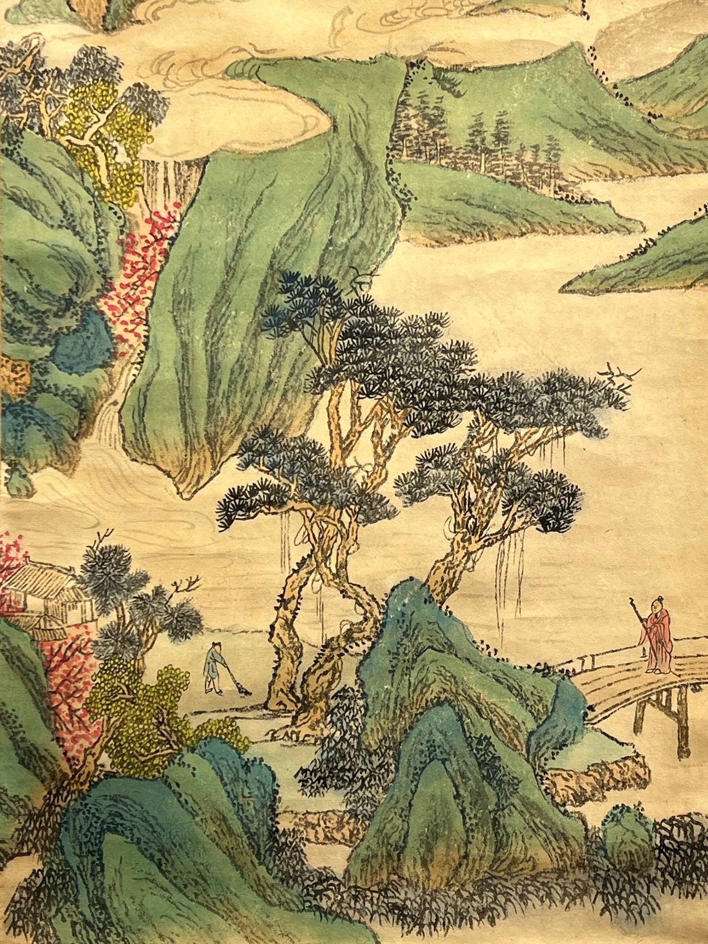 Chinese scroll painting Zhang Daqian