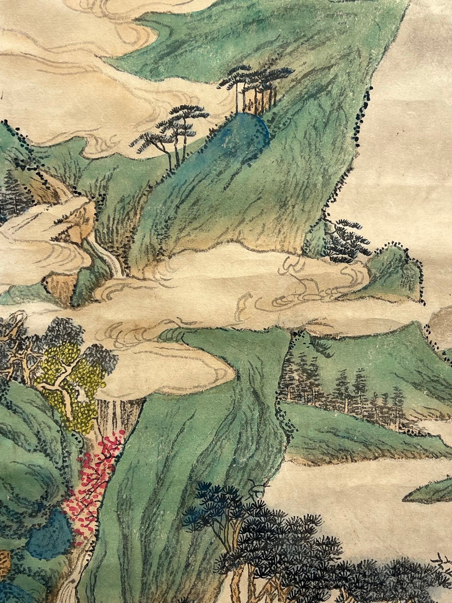 Chinese scroll painting Zhang Daqian
