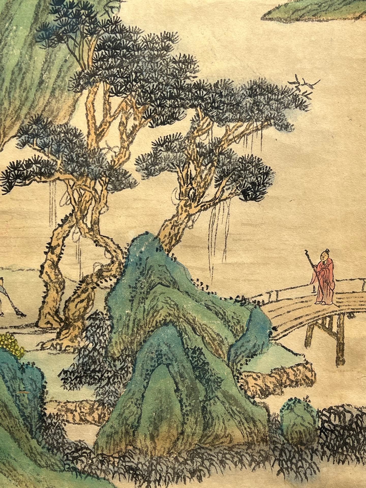 Chinese scroll painting Zhang Daqian