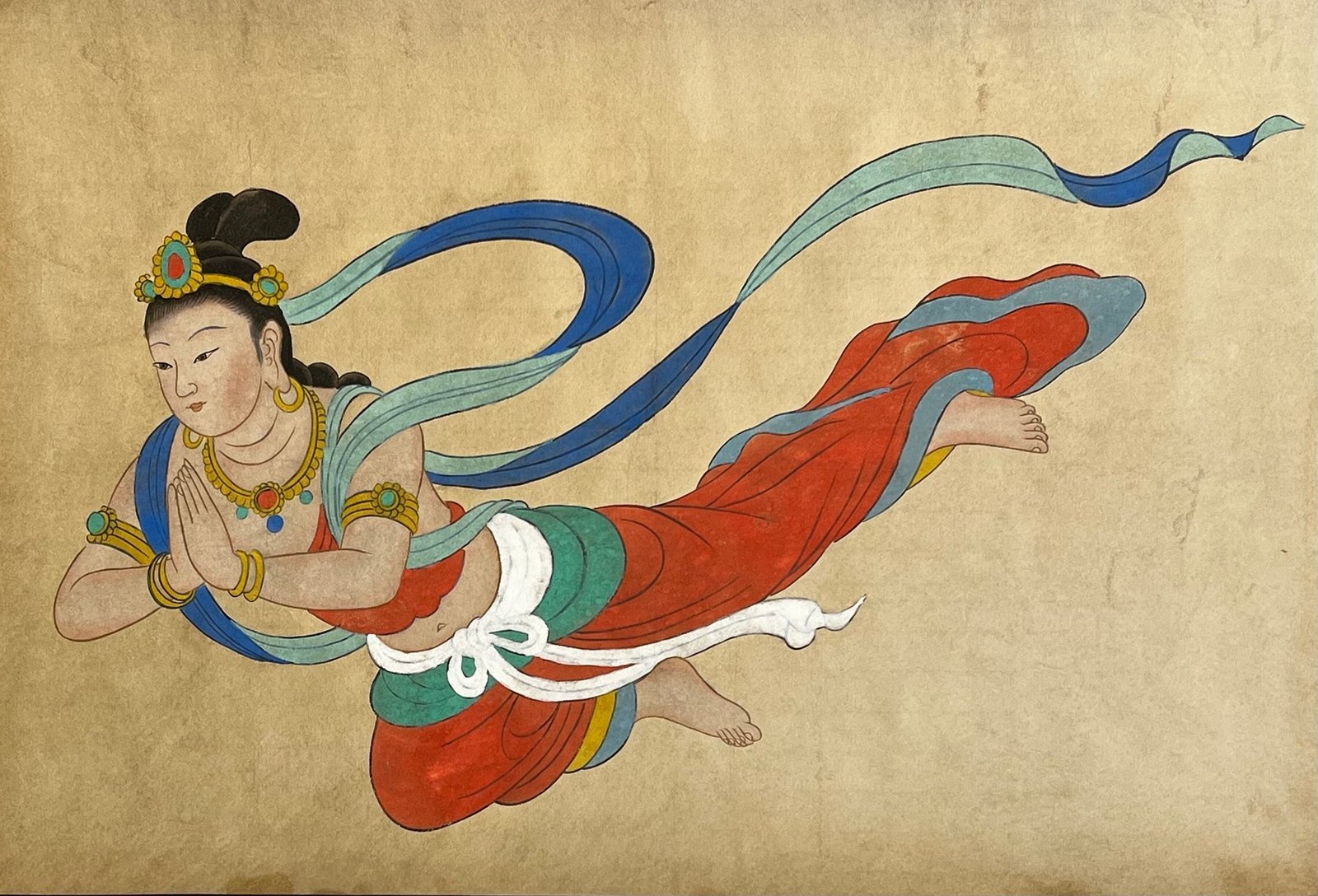 Chinese scroll painting Shun