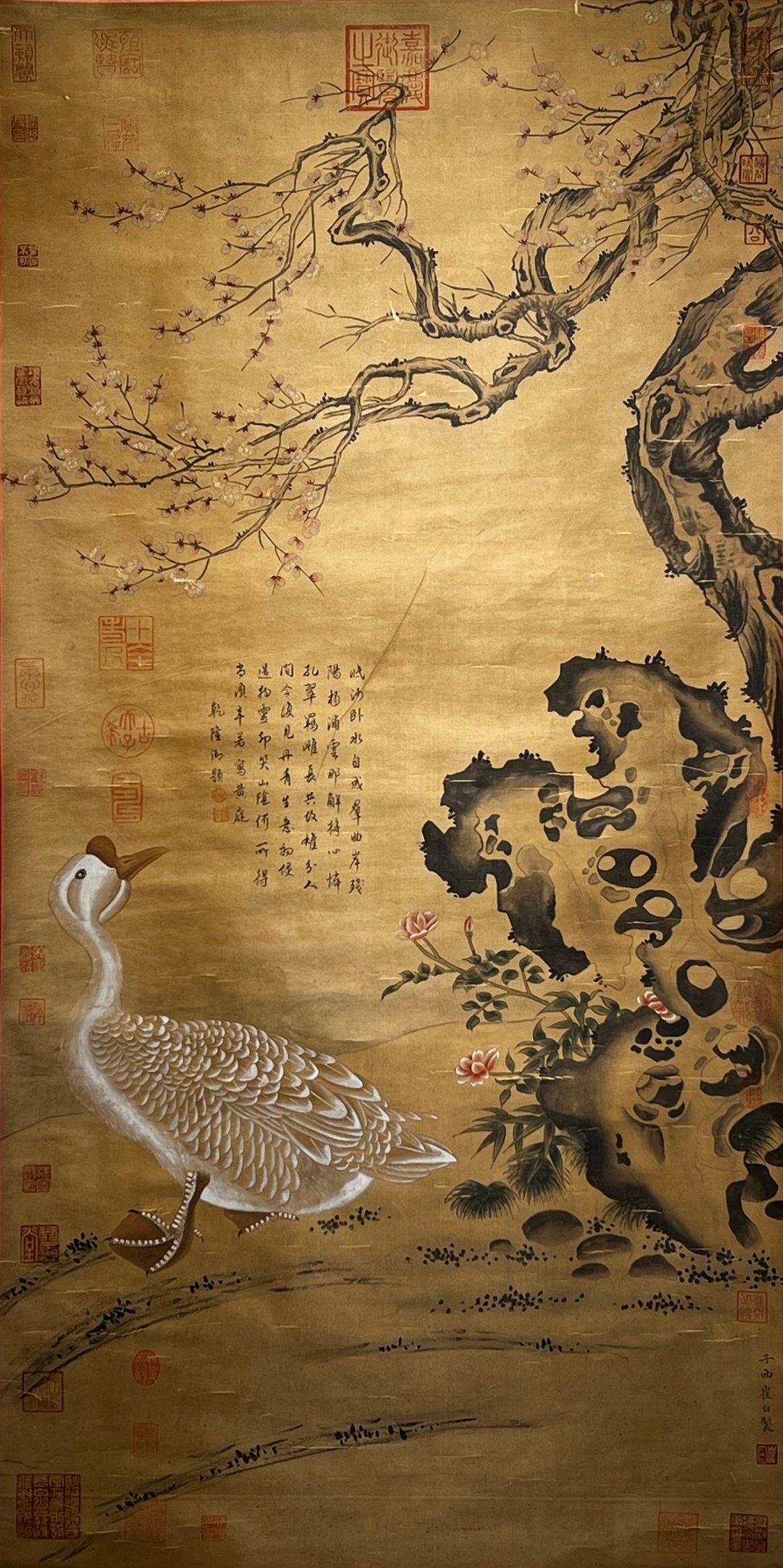 Chinese scroll painting Cui Bai