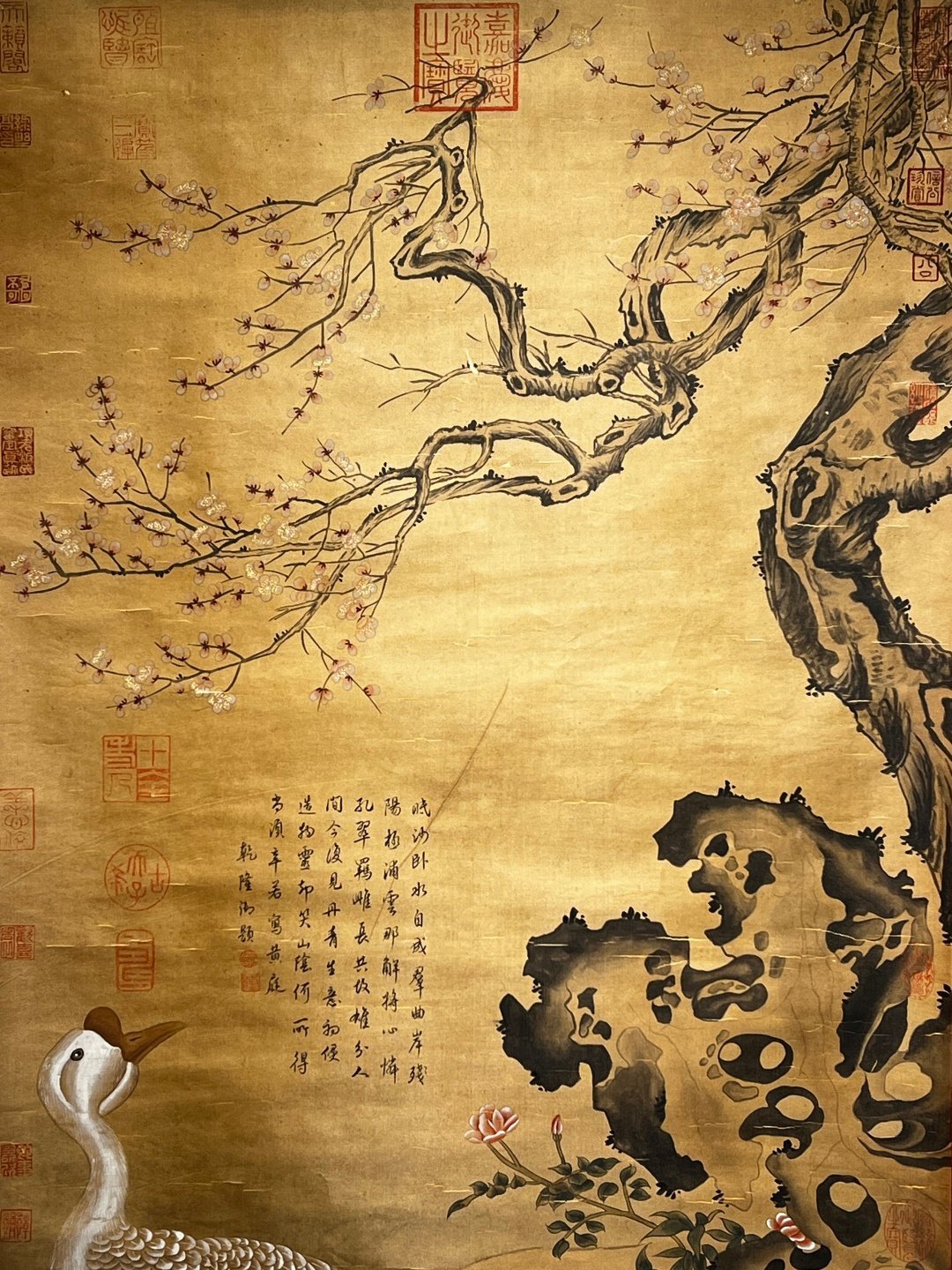 Chinese scroll painting Cui Bai