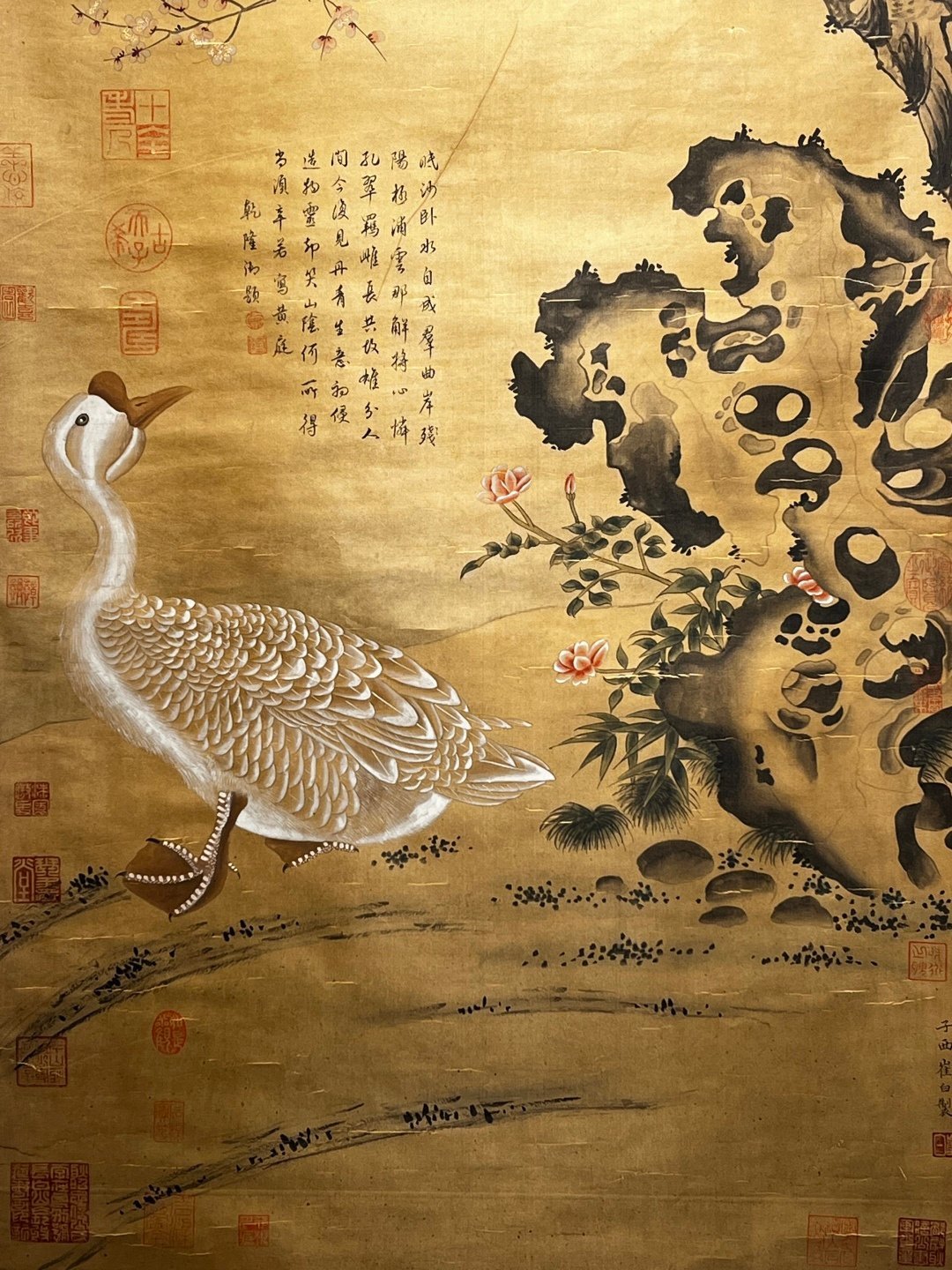 Chinese scroll painting Cui Bai