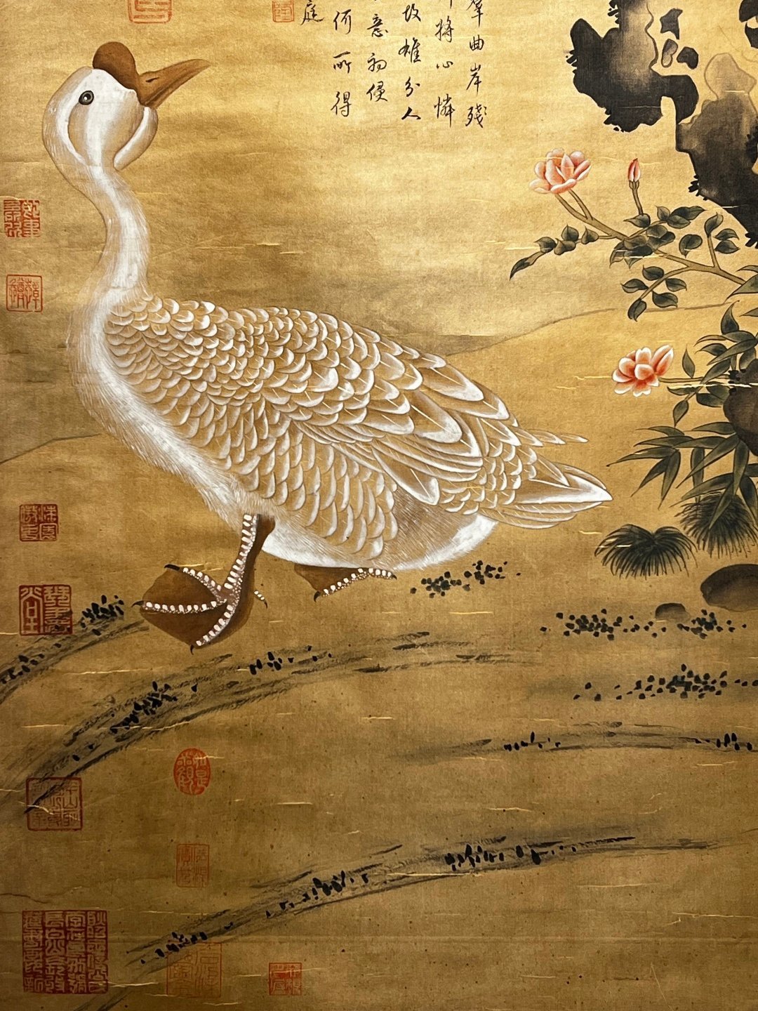 Chinese scroll painting Cui Bai