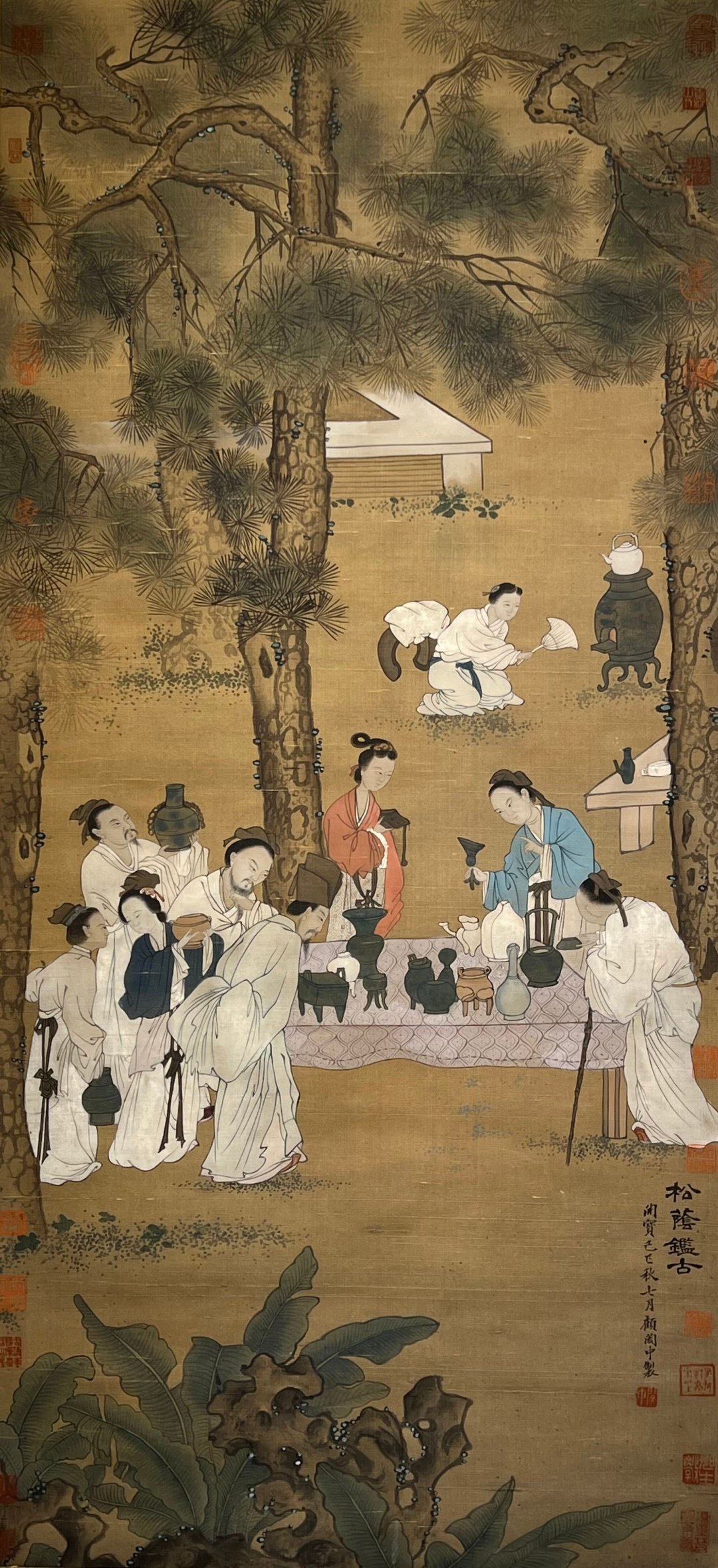 Chinese scroll painting Gu Hongzhong