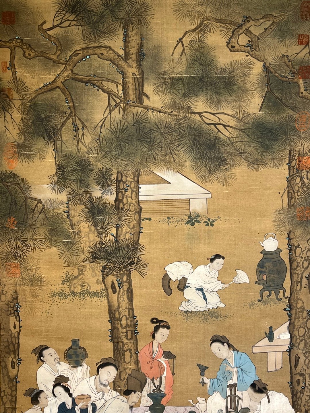 Chinese scroll painting Gu Hongzhong